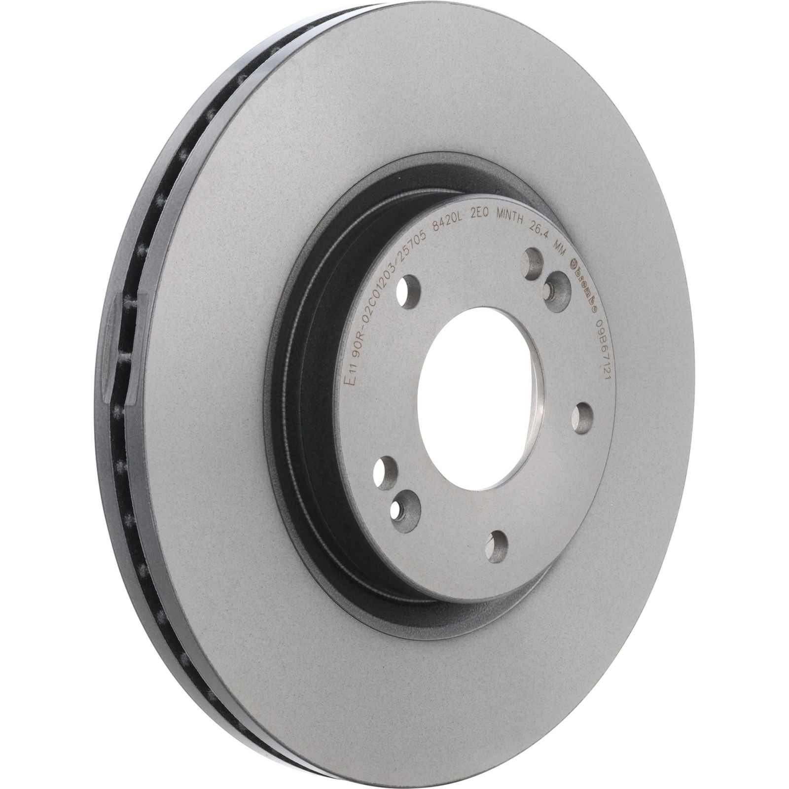 PRIME UV Coated Front Disc Brake Rotor - 09.B671.21_04