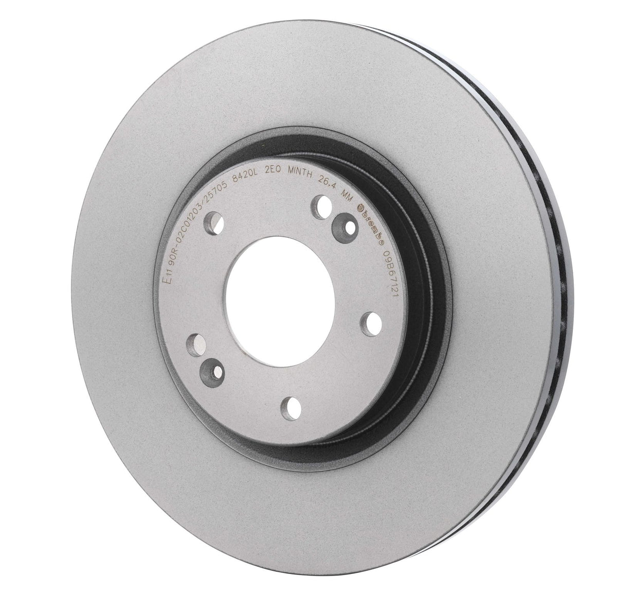 PRIME UV Coated Front Disc Brake Rotor - 09.B671.21_09