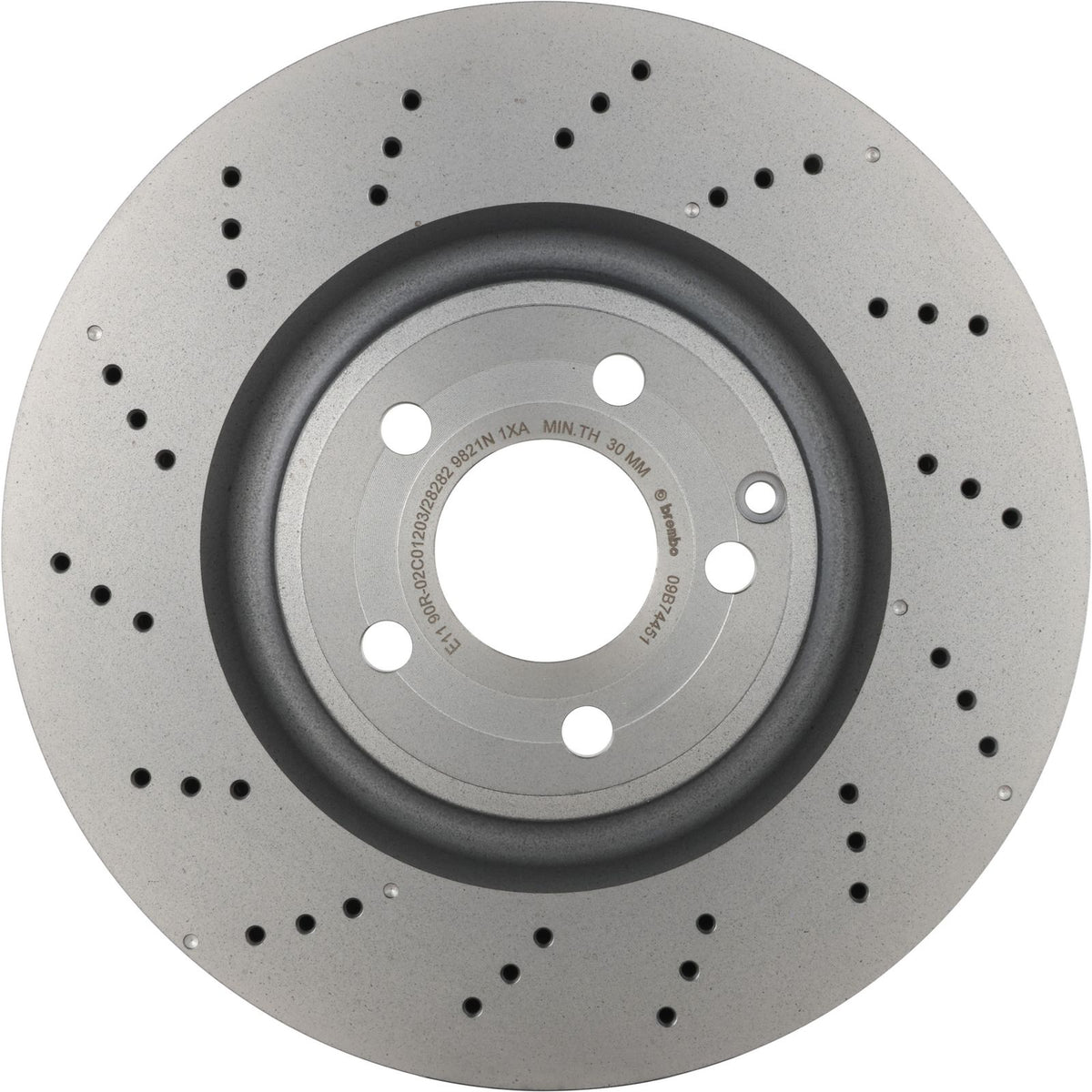 PRIME UV Coated Front Disc Brake Rotor - 09.B744.51_28