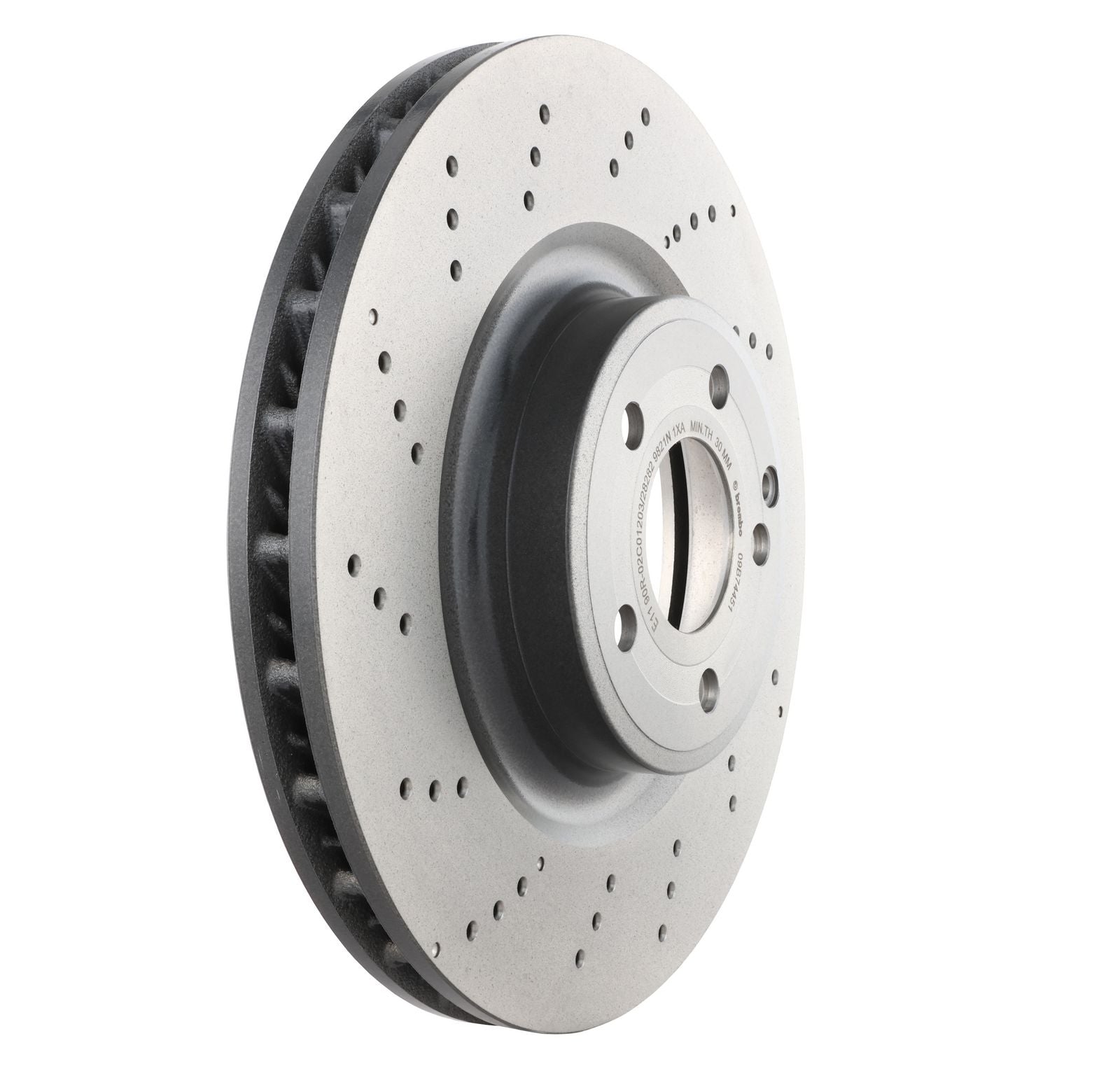 PRIME UV Coated Front Disc Brake Rotor - 09.B744.51_22
