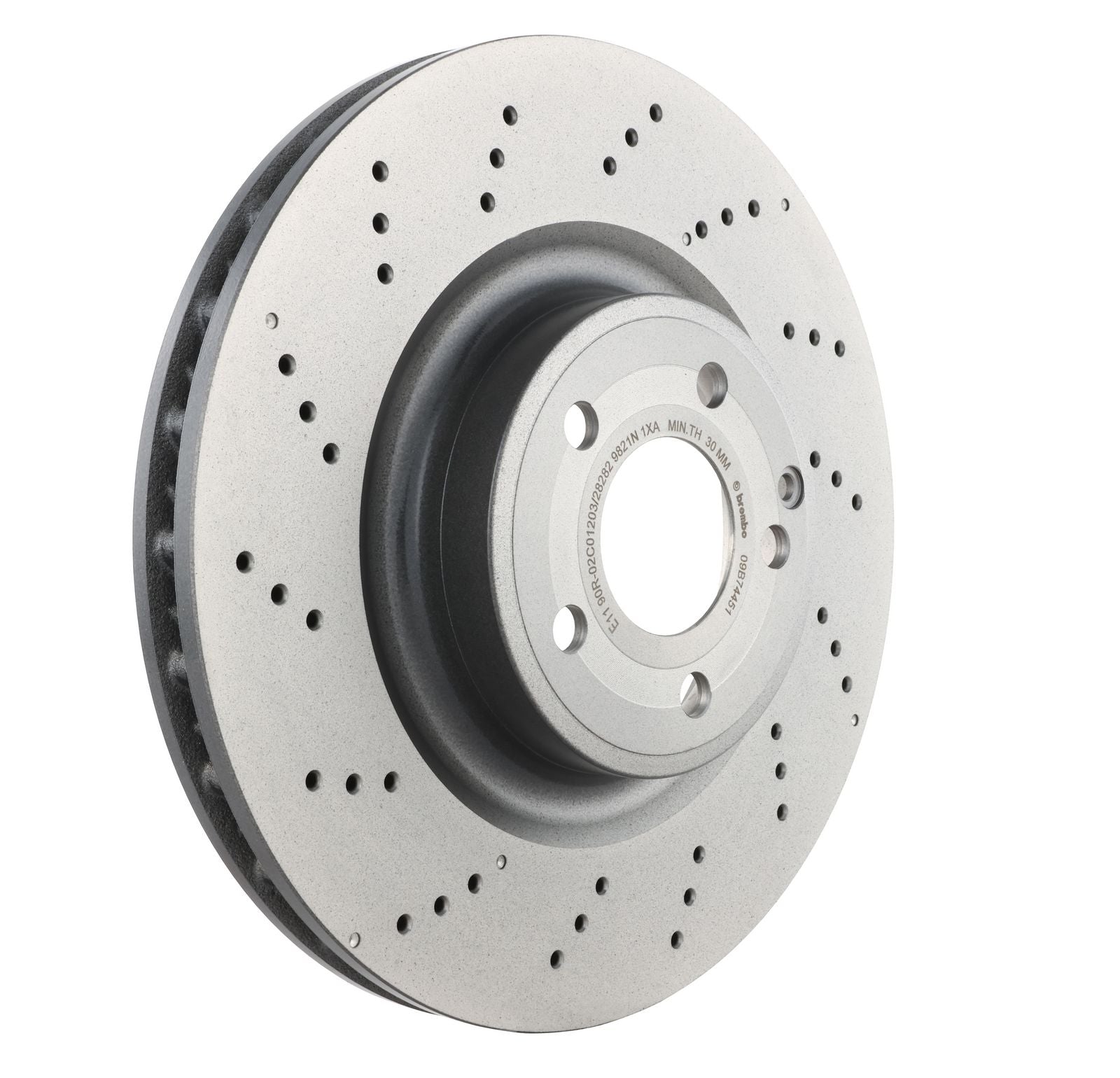 PRIME UV Coated Front Disc Brake Rotor - 09.B744.51_23