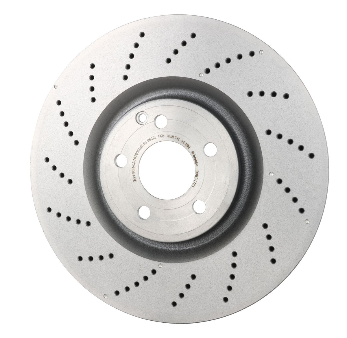 PRIME UV Coated Front Disc Brake Rotor - 09.B747.51_02