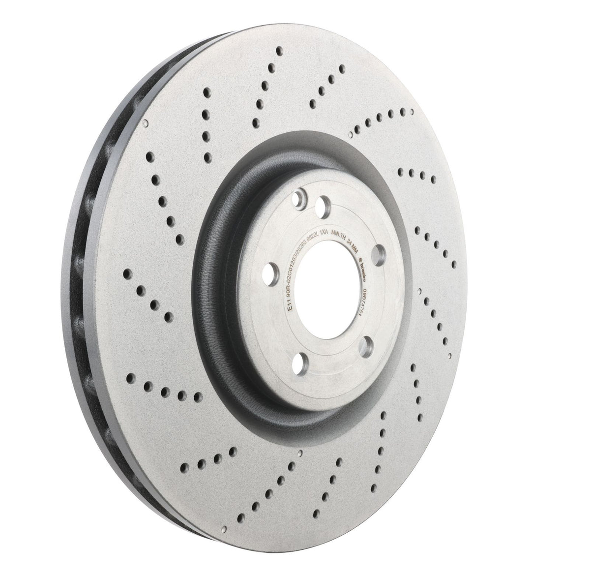 PRIME UV Coated Front Disc Brake Rotor - 09.B747.51_22