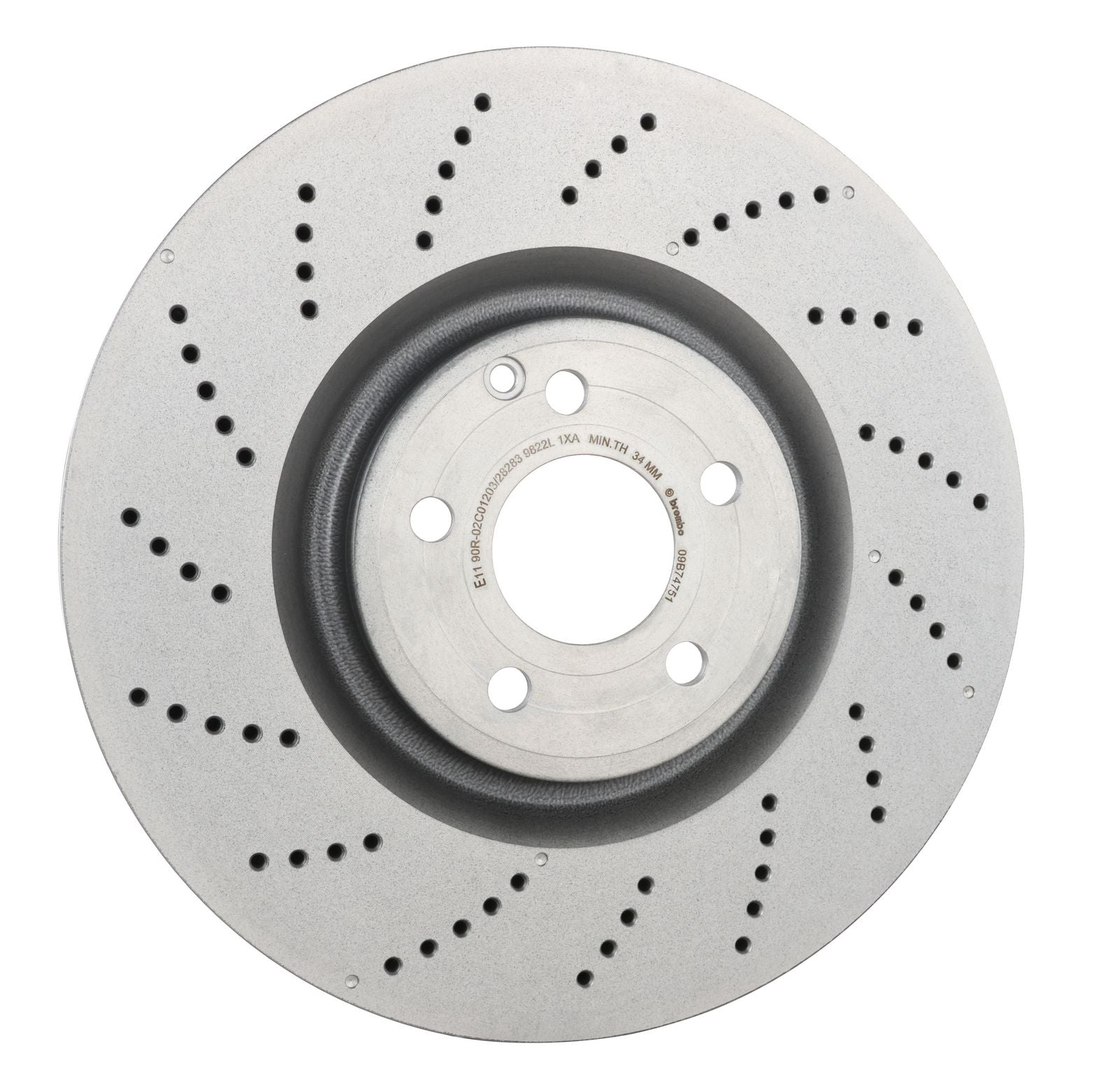 PRIME UV Coated Front Disc Brake Rotor - 09.B747.51_24