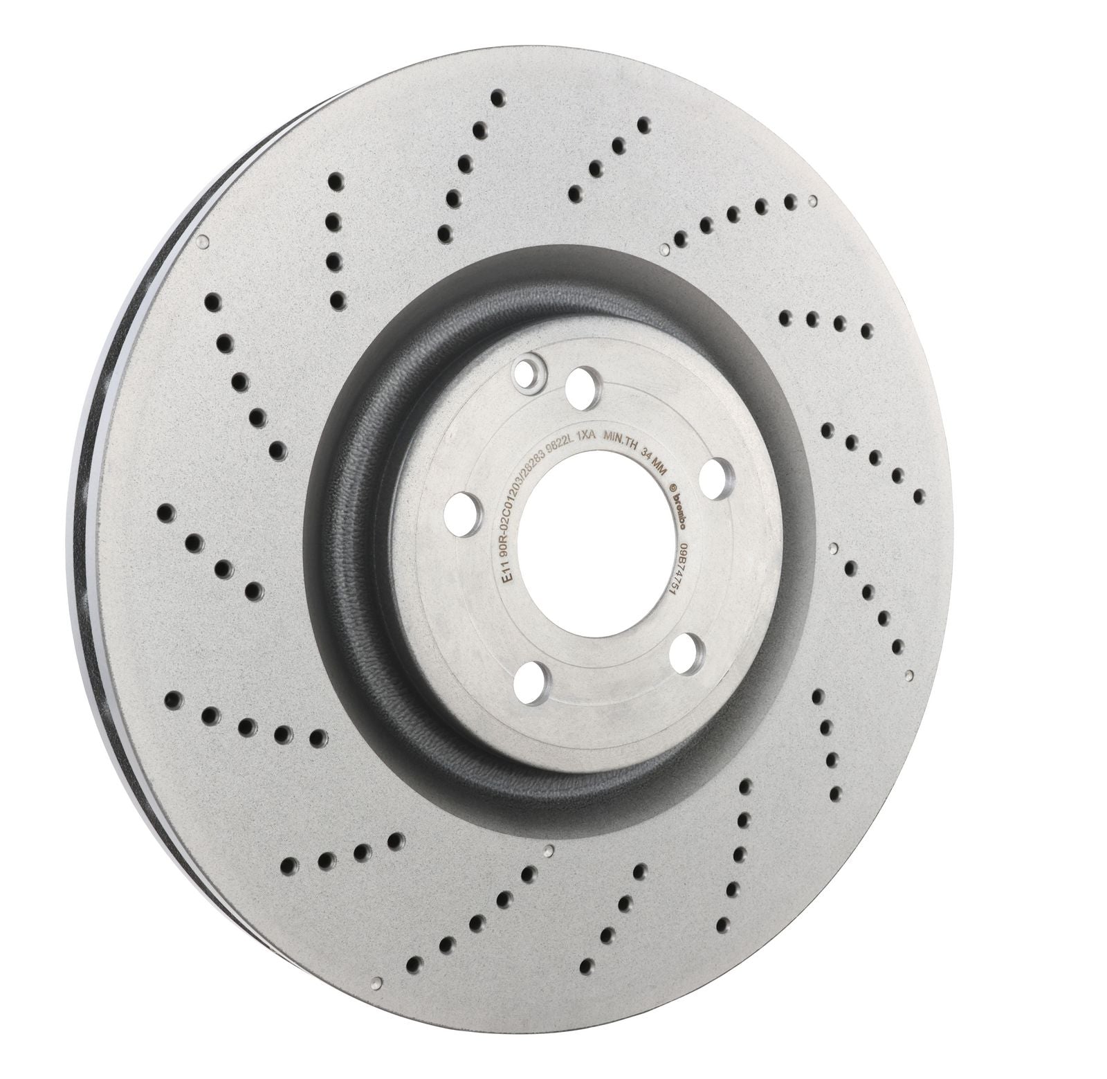 PRIME UV Coated Front Disc Brake Rotor - 09.B747.51_23