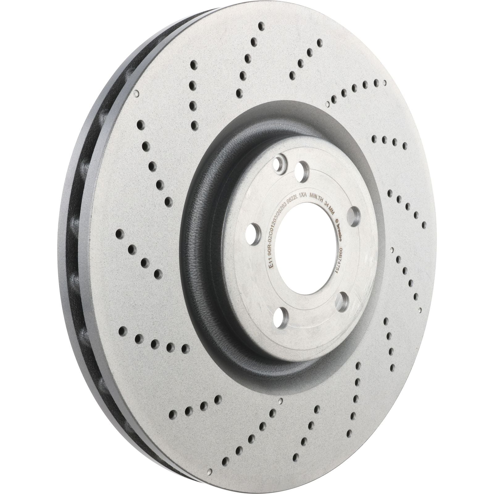 PRIME UV Coated Front Disc Brake Rotor - 09.B747.51_26