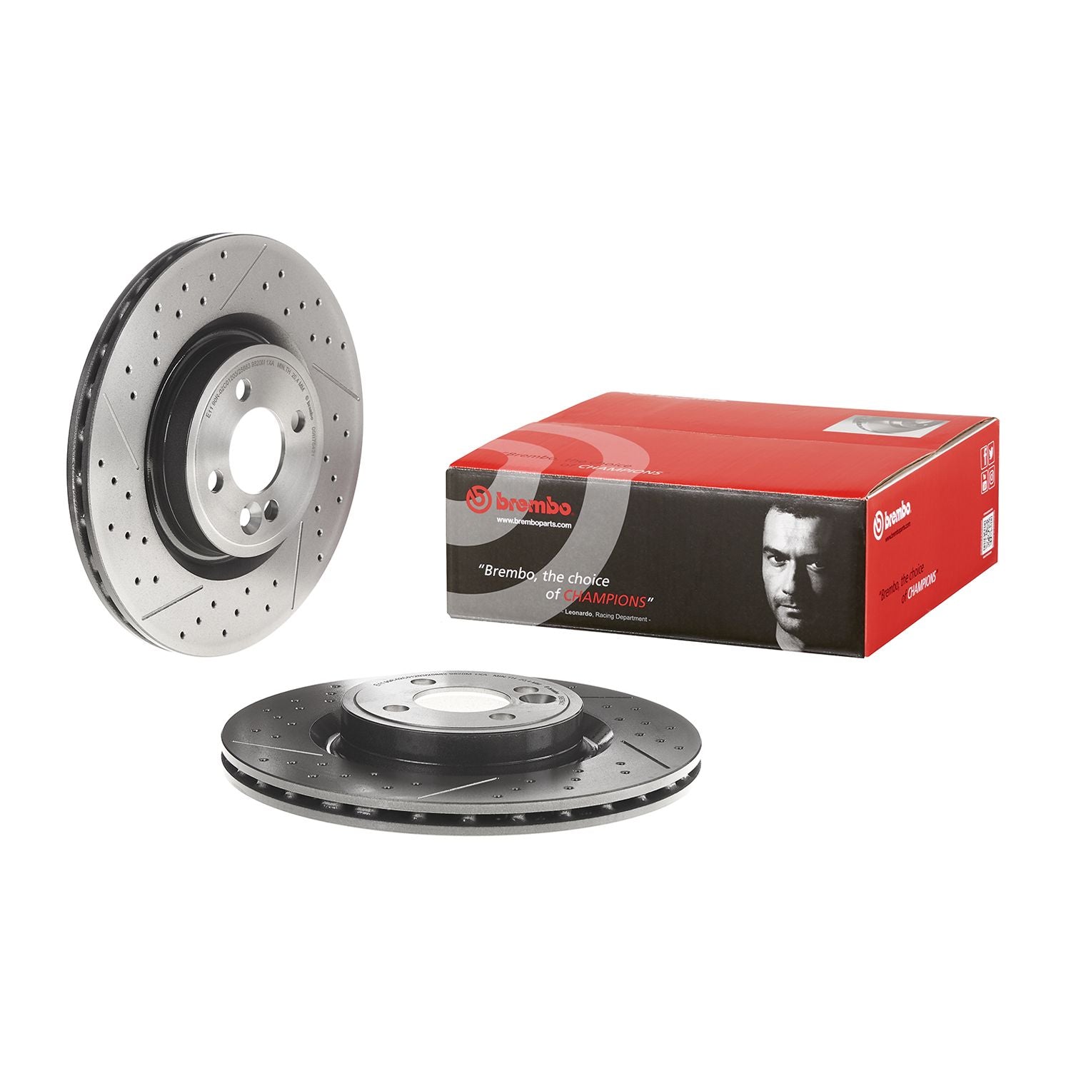 PRIME UV Coated Front Disc Brake Rotor - 09.B754.21_01
