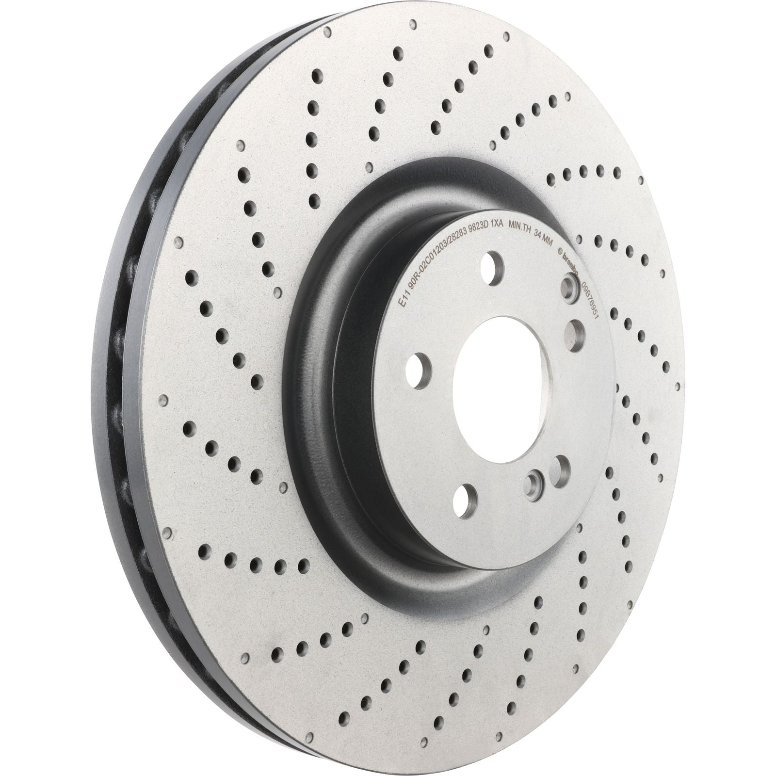 PRIME UV Coated Front Disc Brake Rotor - 09.B769.51_26