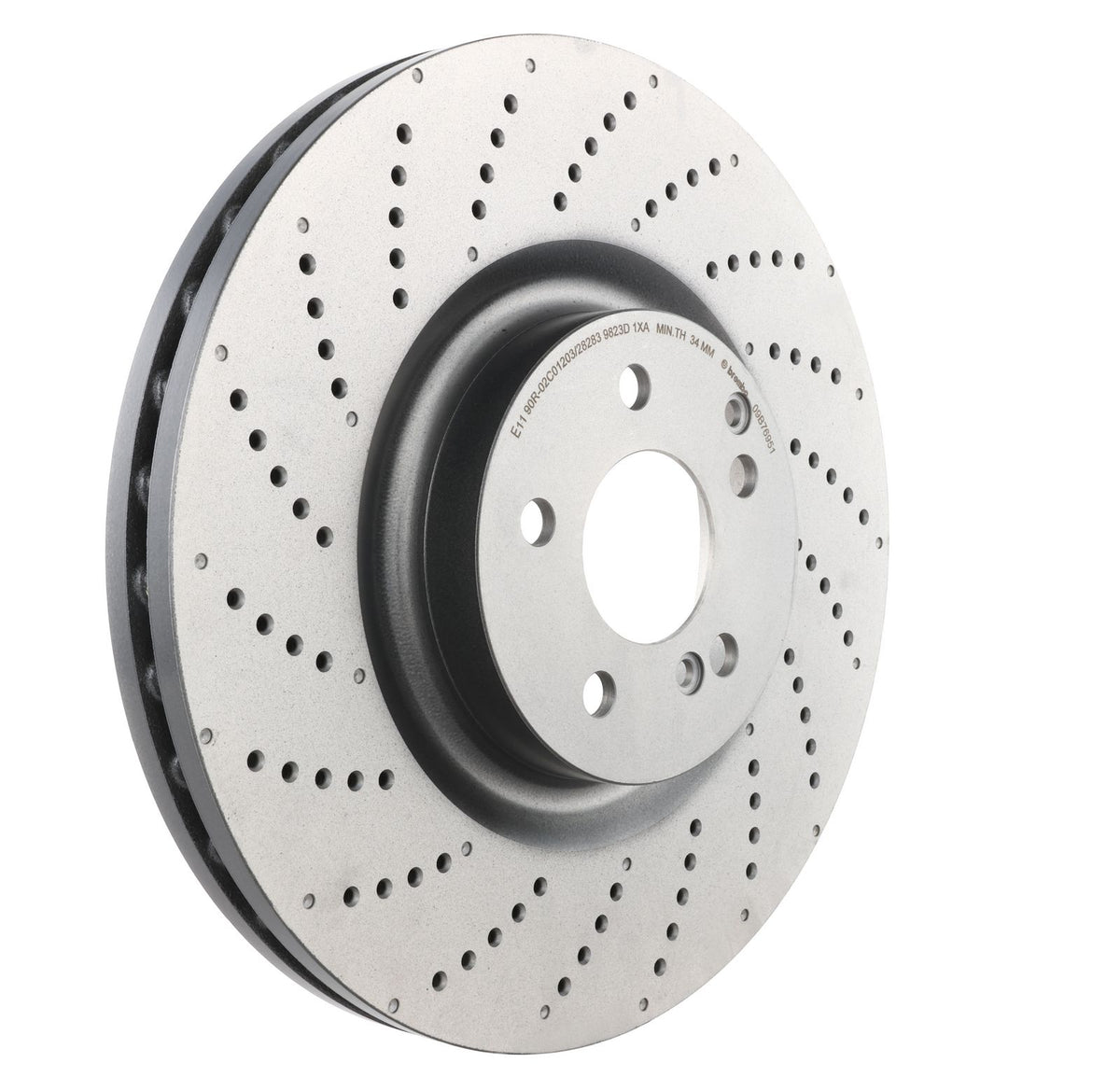 PRIME UV Coated Front Disc Brake Rotor - 09.B769.51_23