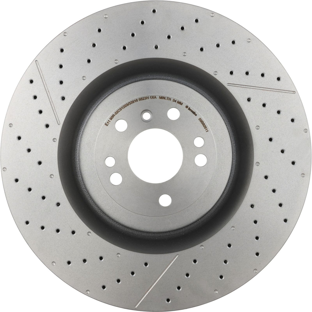 PRIME UV Coated Front Disc Brake Rotor - 09.B805.11_01