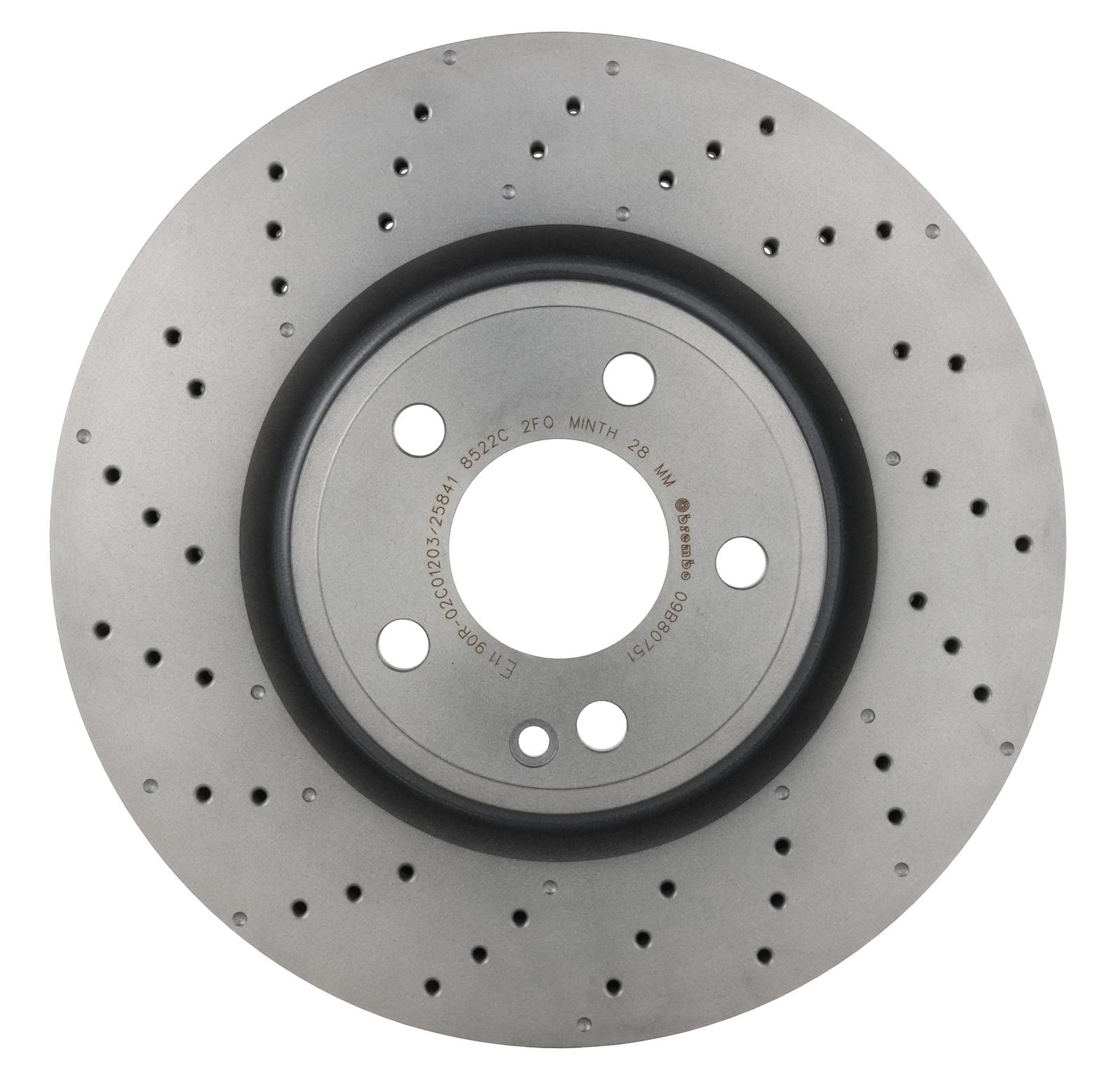 PRIME UV Coated Front Disc Brake Rotor - 09.B807.51_06
