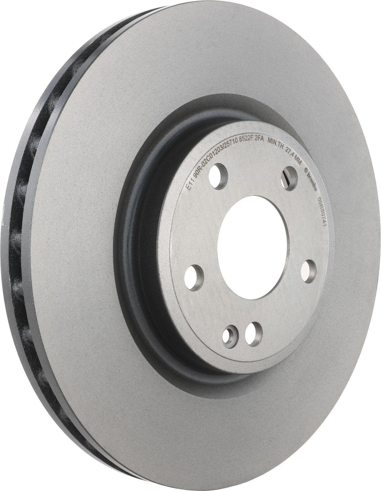 PRIME UV Coated Front Disc Brake Rotor - 09.B807.41_01