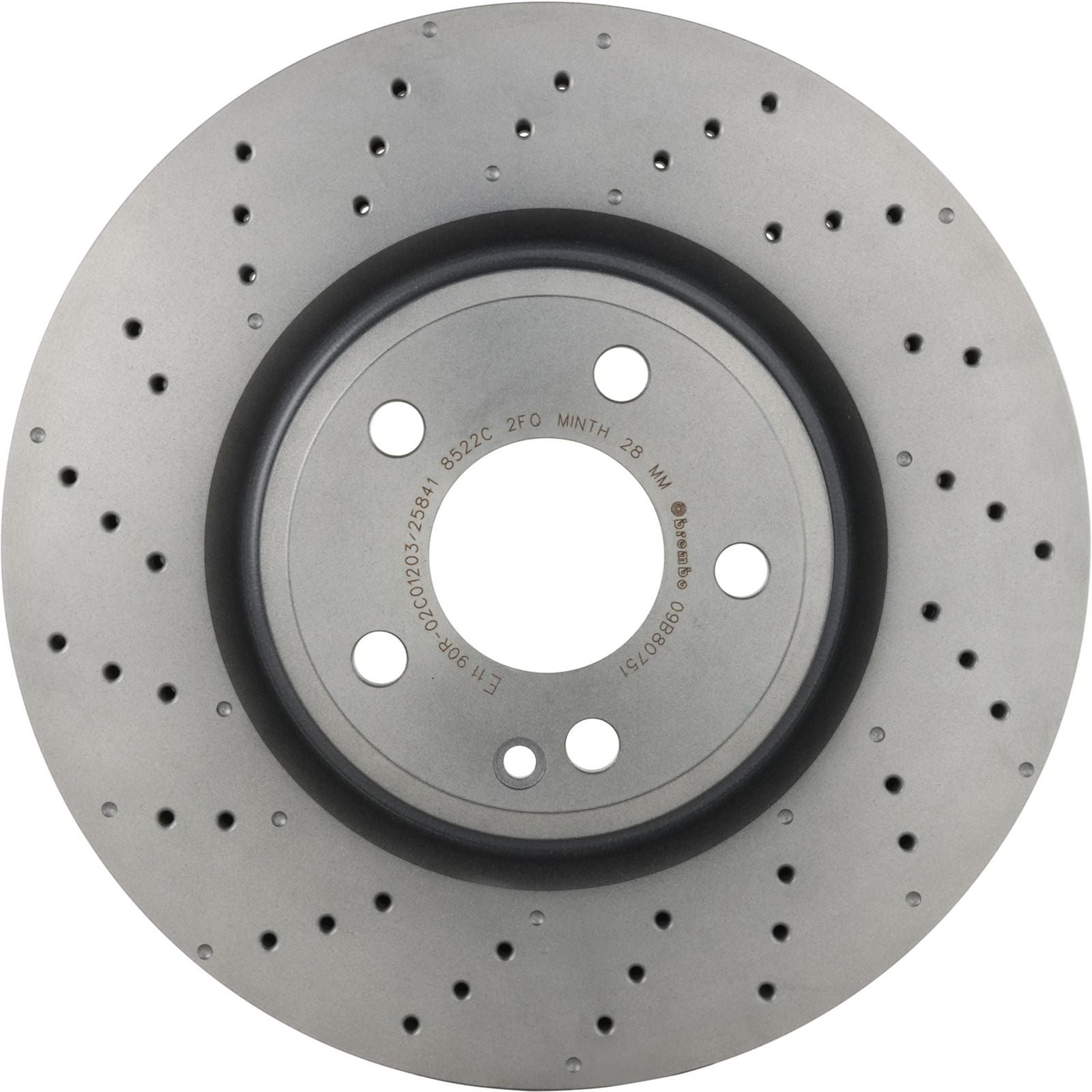 PRIME UV Coated Front Disc Brake Rotor - 09.B807.51_03