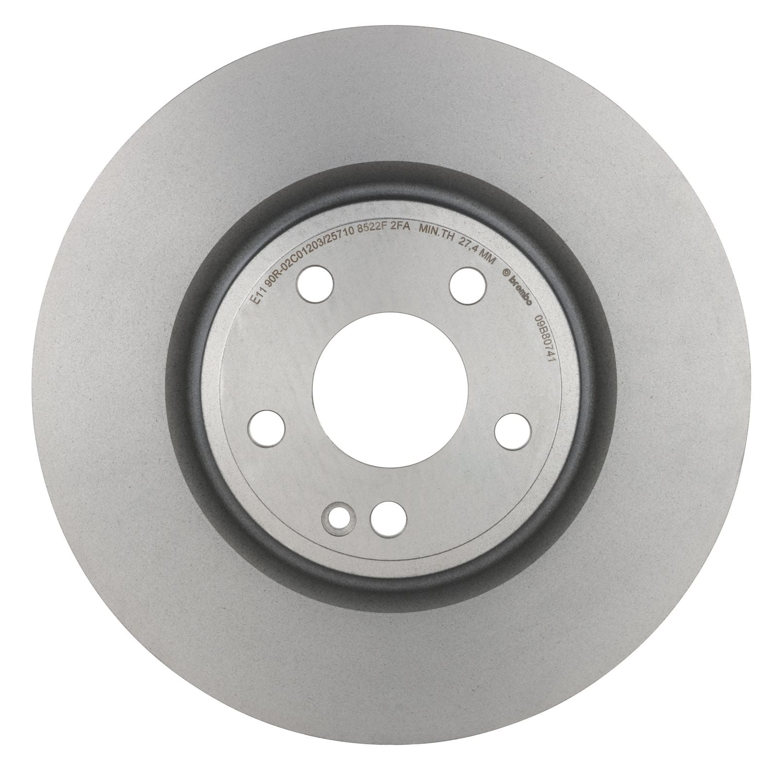 PRIME UV Coated Front Disc Brake Rotor - 09.B807.41_08