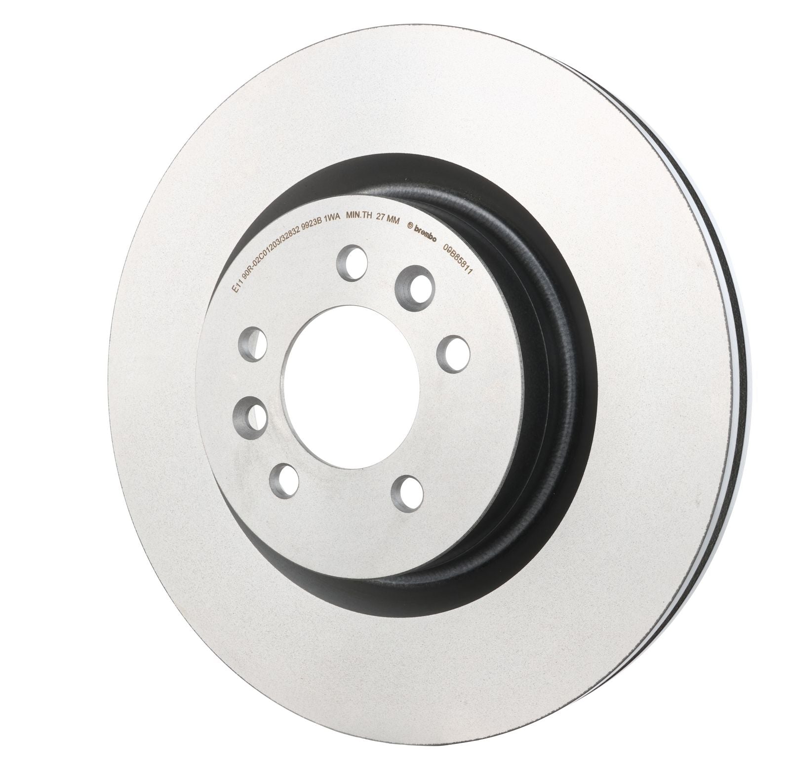 PRIME UV Coated Front Disc Brake Rotor - 09.B858.11_09