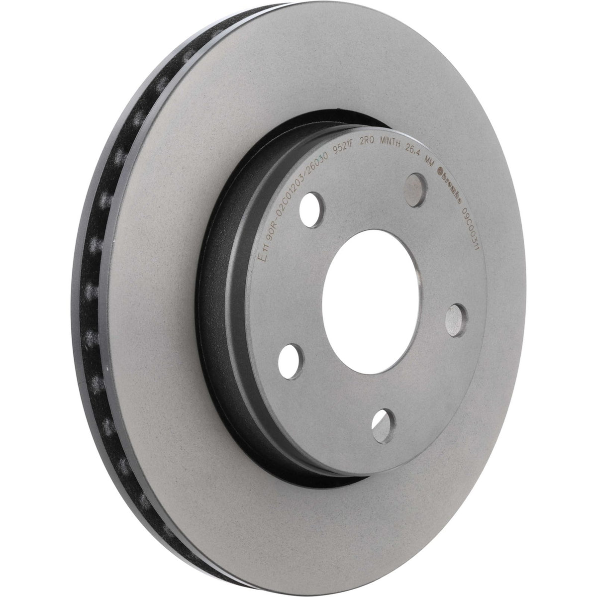 PRIME UV Coated Front Disc Brake Rotor - 09.C003.11_05