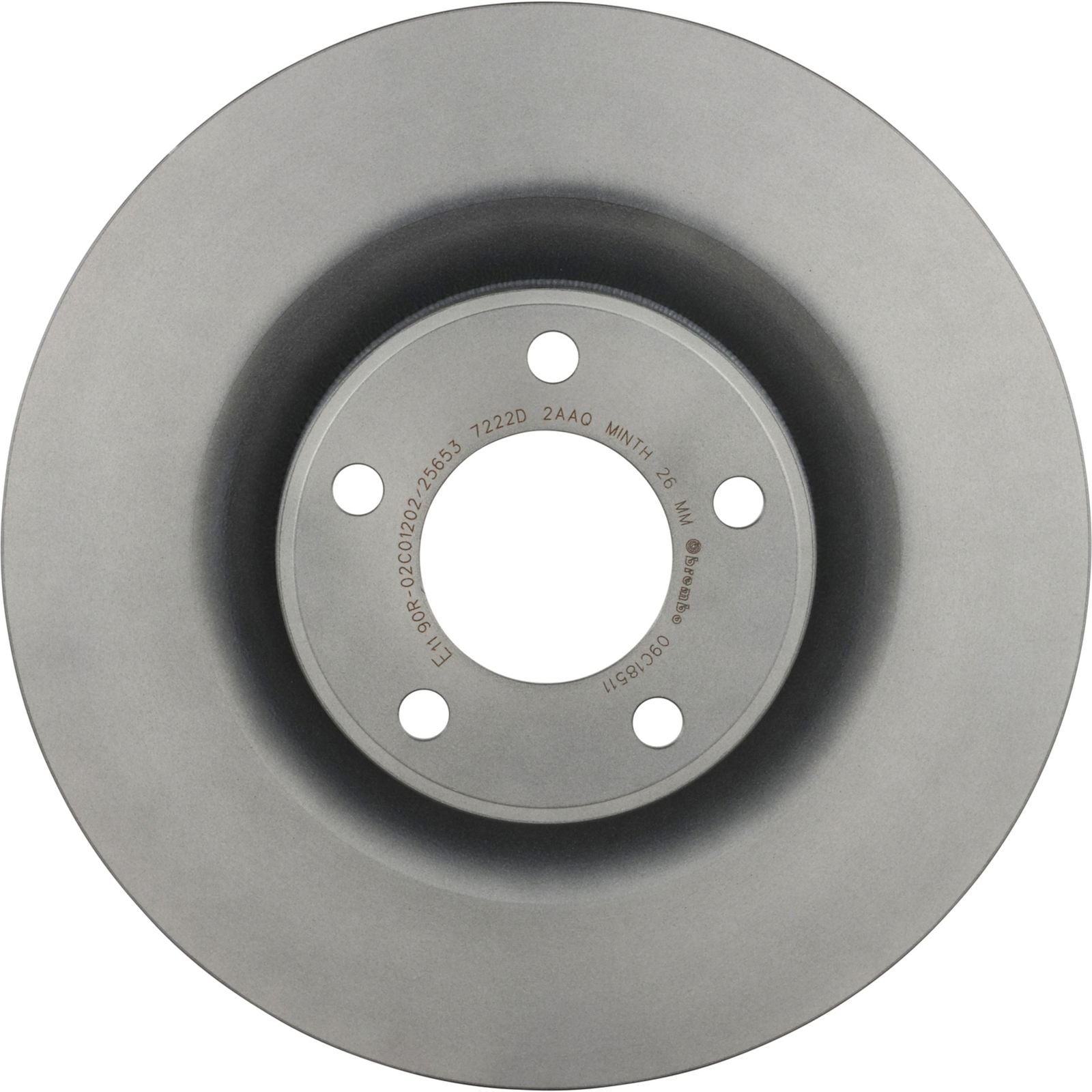 PRIME UV Coated Front Disc Brake Rotor - 09.C185.11_01