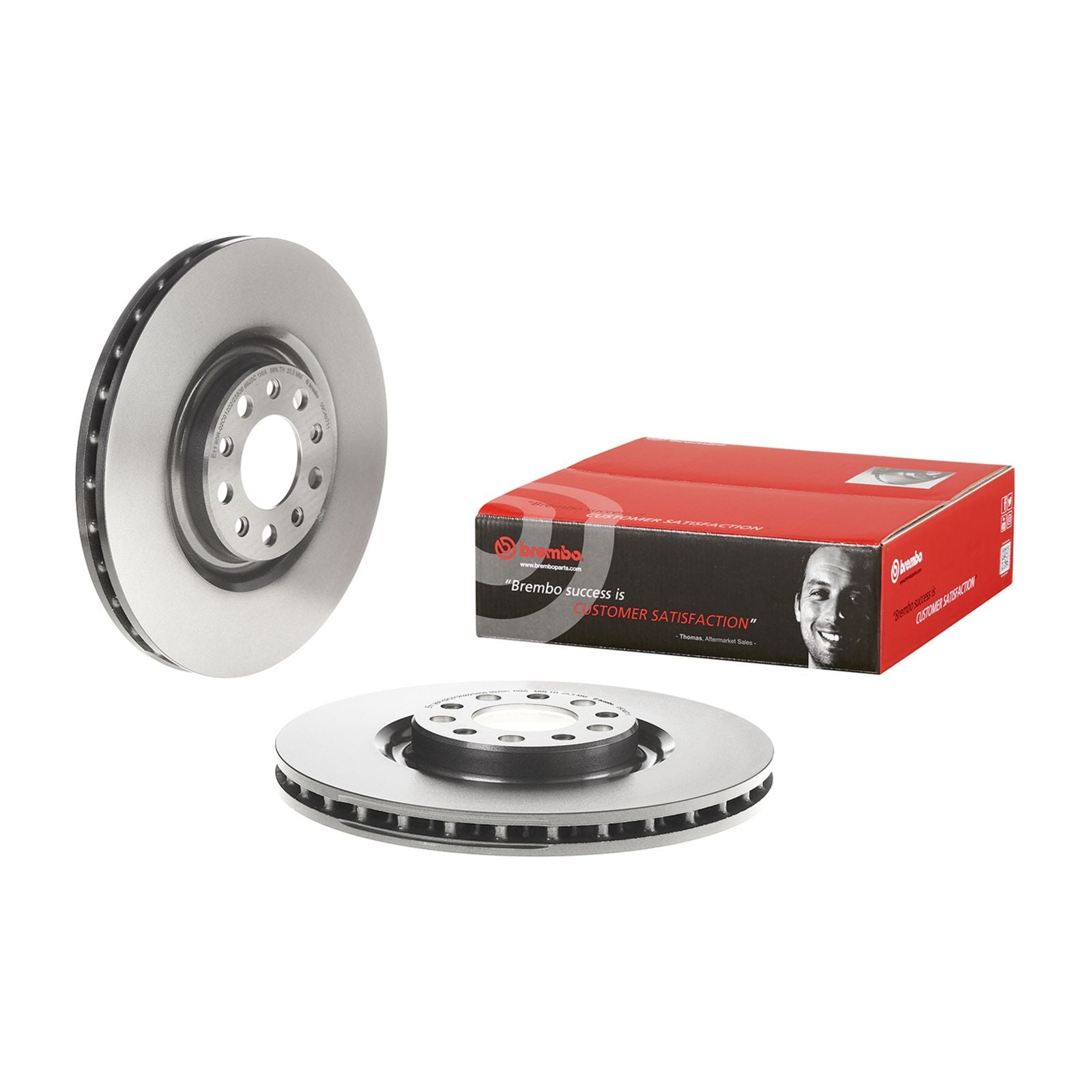 PRIME UV Coated Front Disc Brake Rotor - 09.C497.11_01