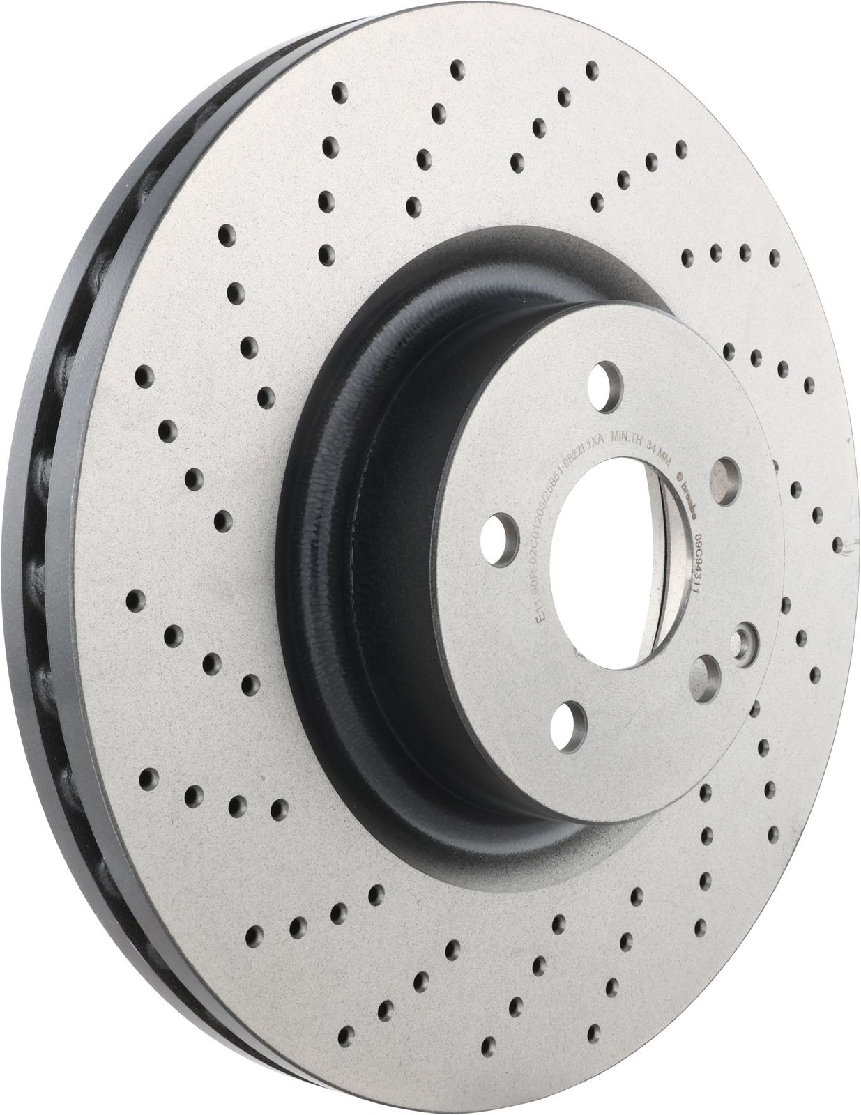 PRIME UV Coated Front Disc Brake Rotor - 09.C943.11_01