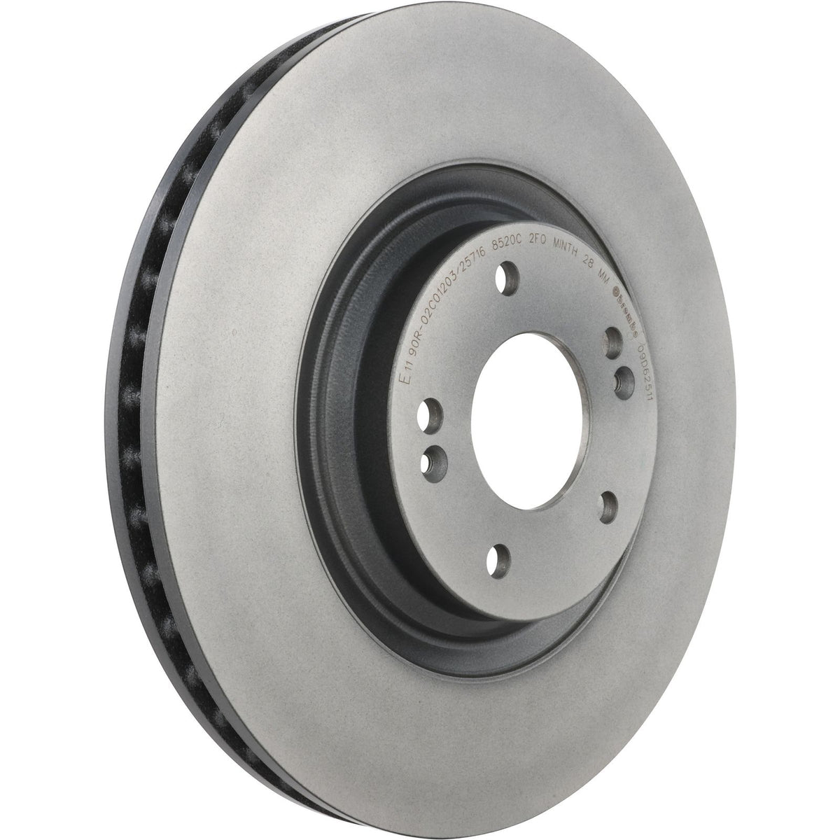 PRIME UV Coated Front Disc Brake Rotor - 09.D625.11_01