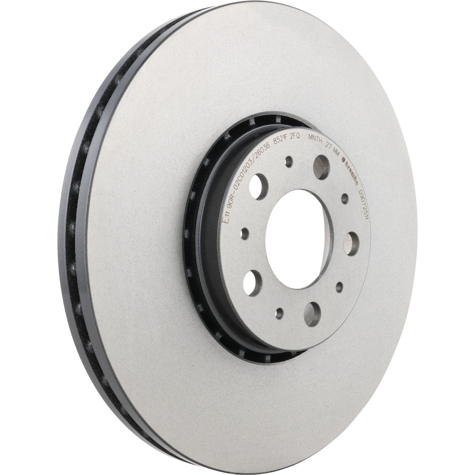 PRIME UV Coated Front Disc Brake Rotor - 09.D725.11_01