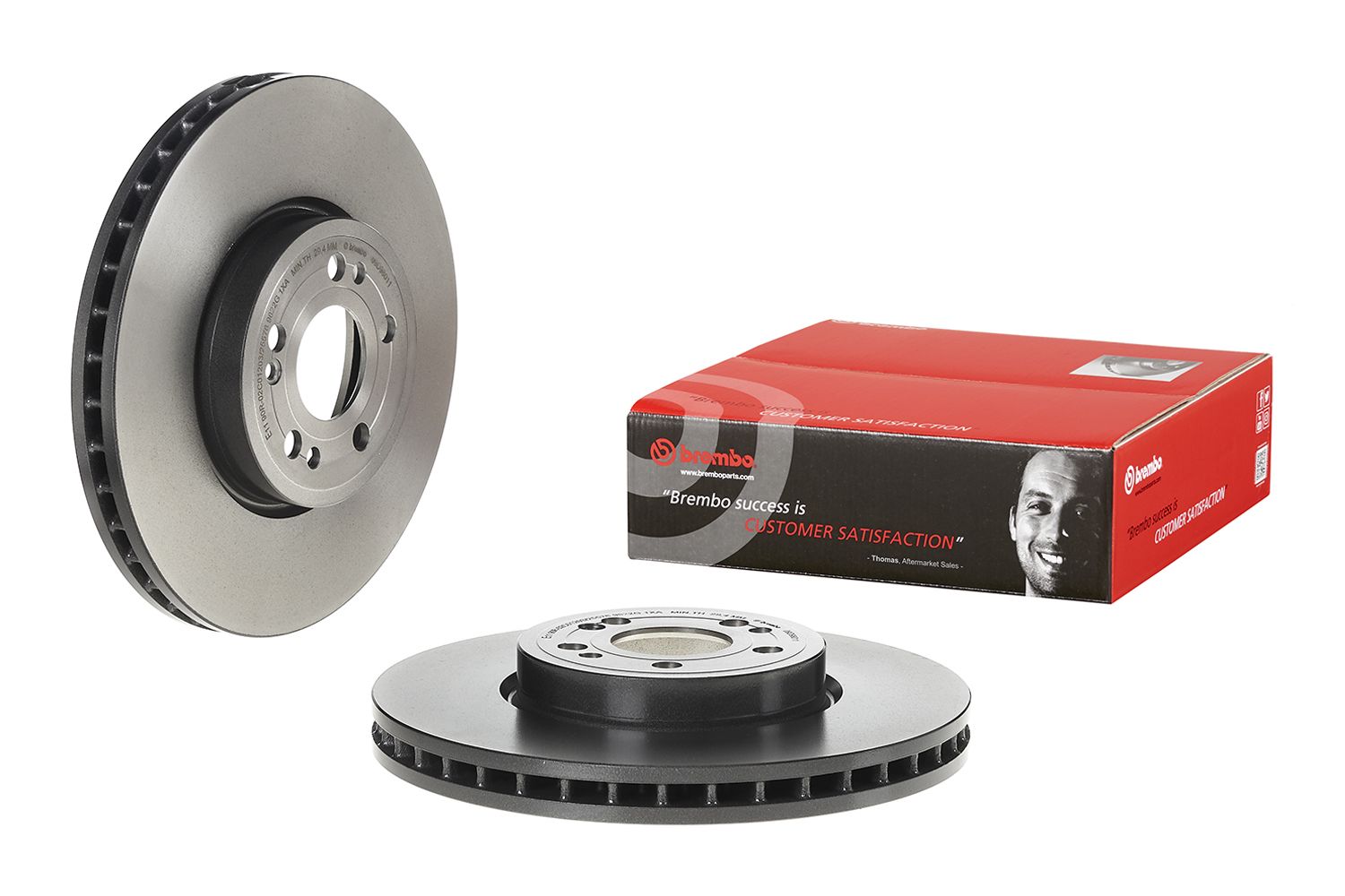 PRIME UV Coated Front Disc Brake Rotor - 09.D980.11_01