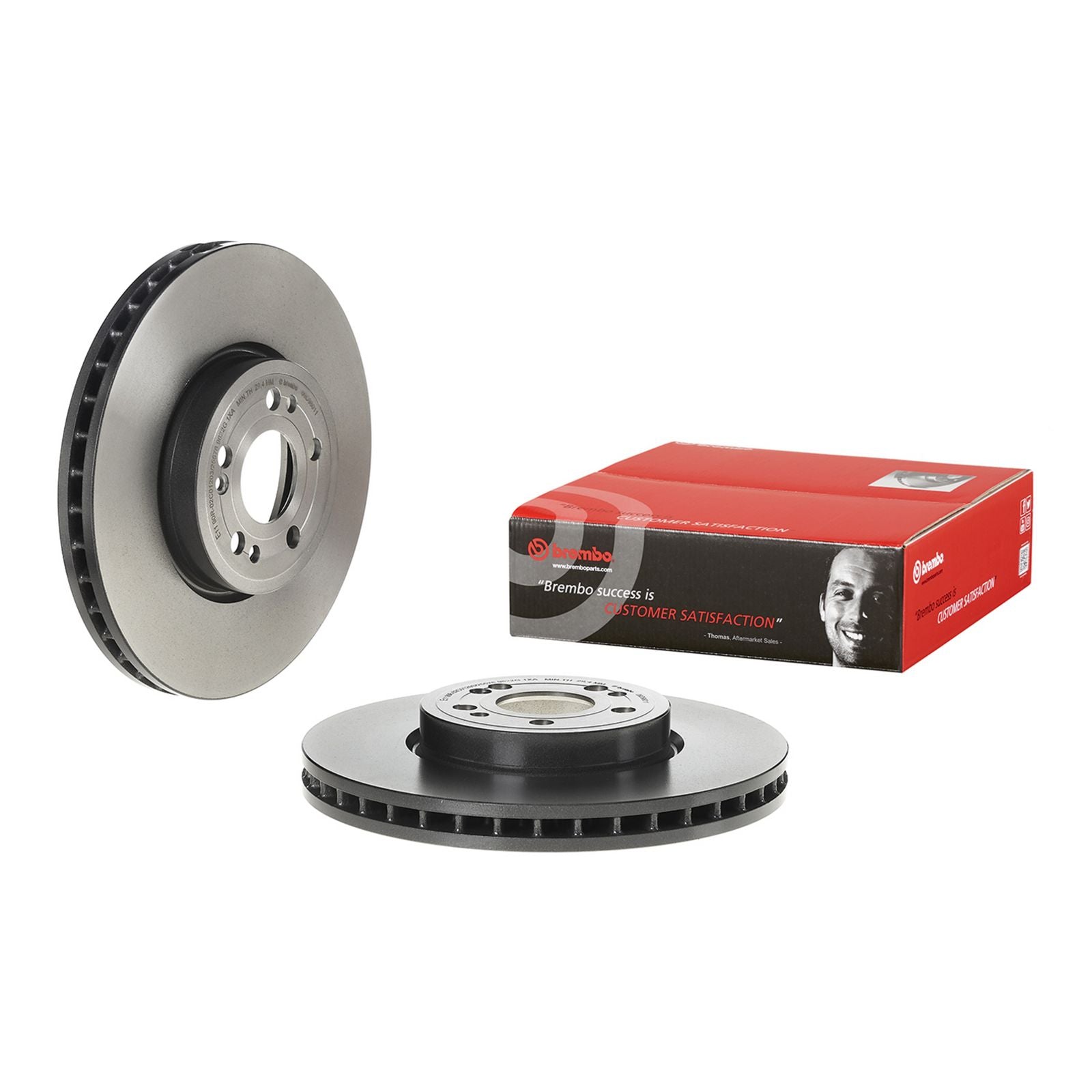 PRIME UV Coated Front Disc Brake Rotor - 09.D980.11_01