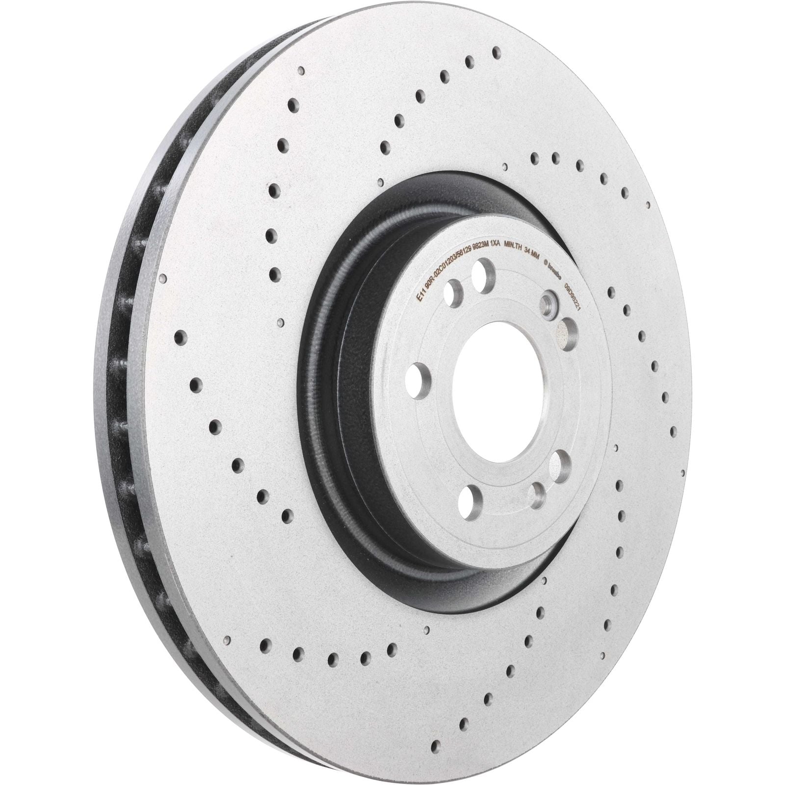 PRIME UV Coated Front Disc Brake Rotor - 09.D982.21_01
