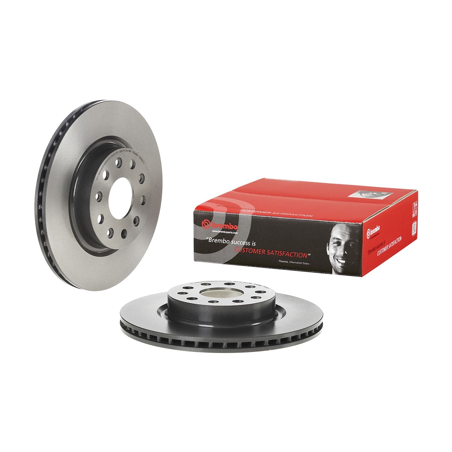 PRIME UV Coated Front Disc Brake Rotor - 09.D992.11_01