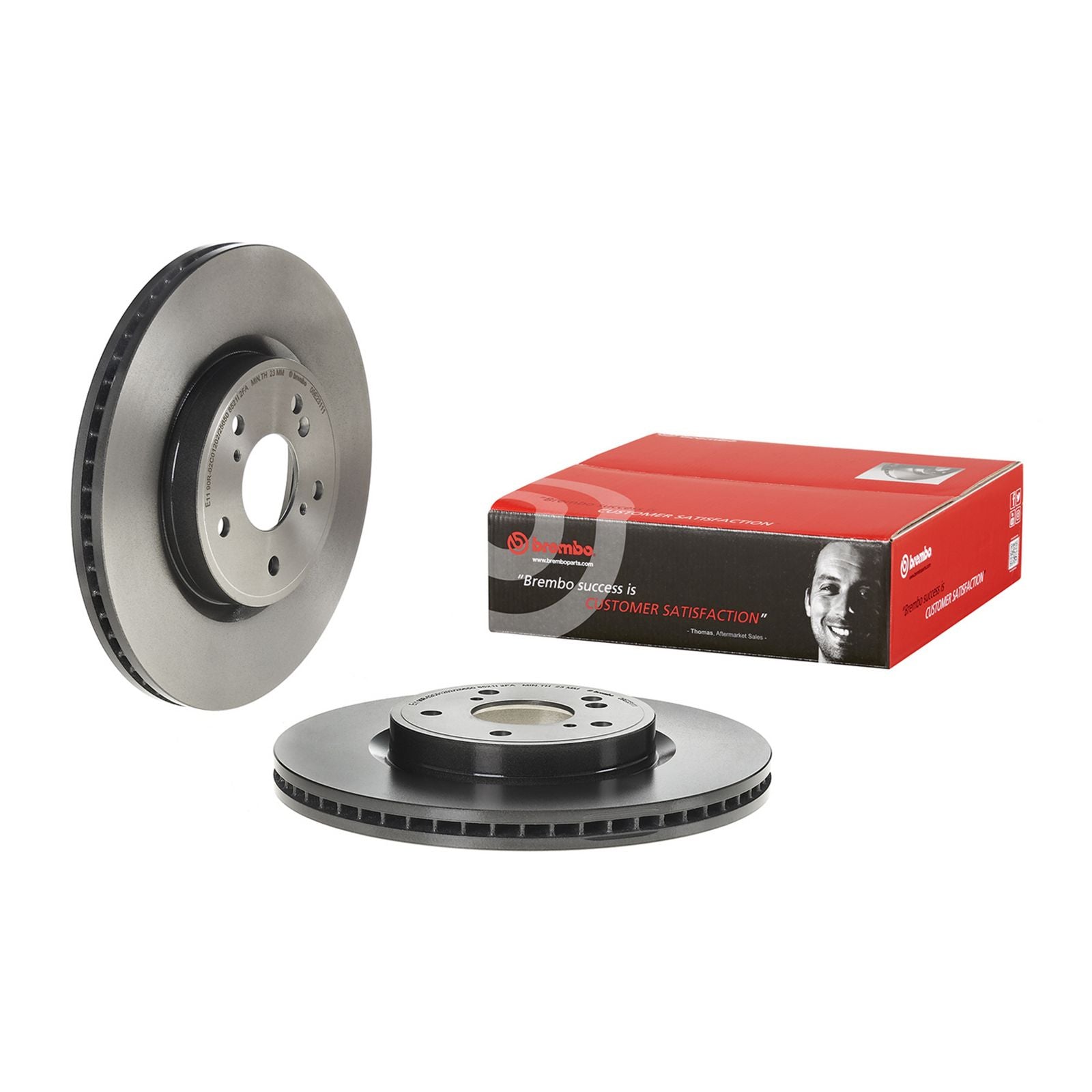 PRIME UV Coated Front Disc Brake Rotor - 09.E231.11_01