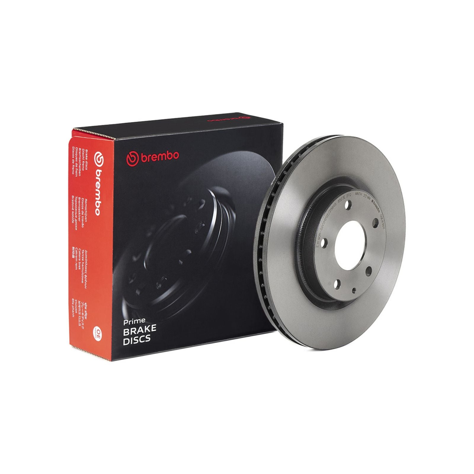 PRIME UV Coated Front Disc Brake Rotor - 09.E836.11_03