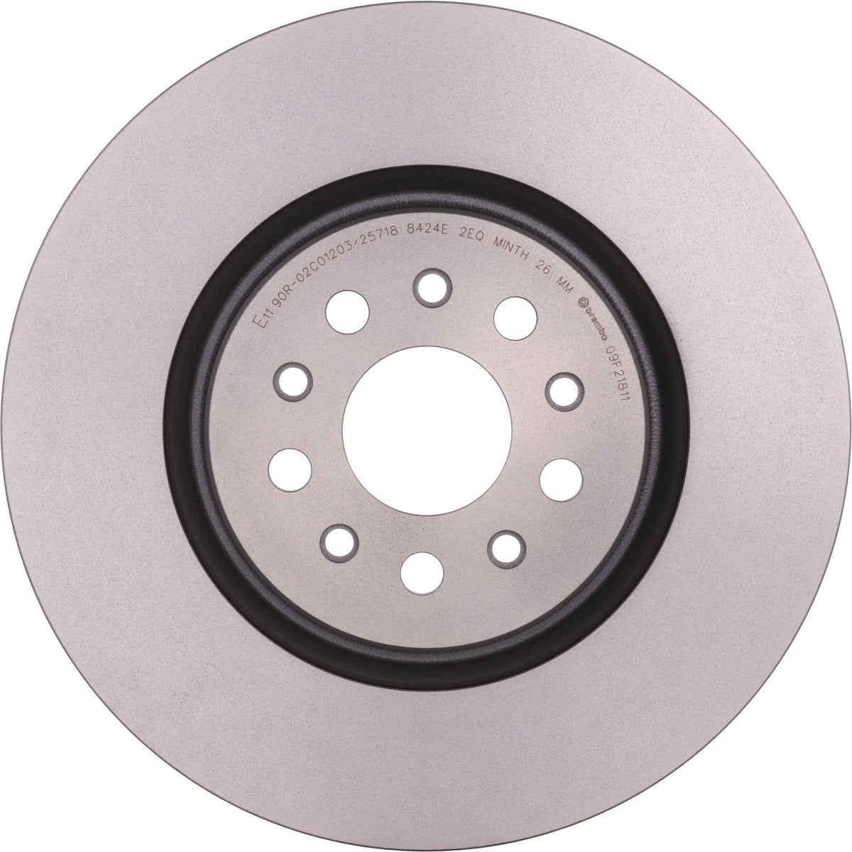 PRIME UV Coated Front Disc Brake Rotor - 09.F218.11_02