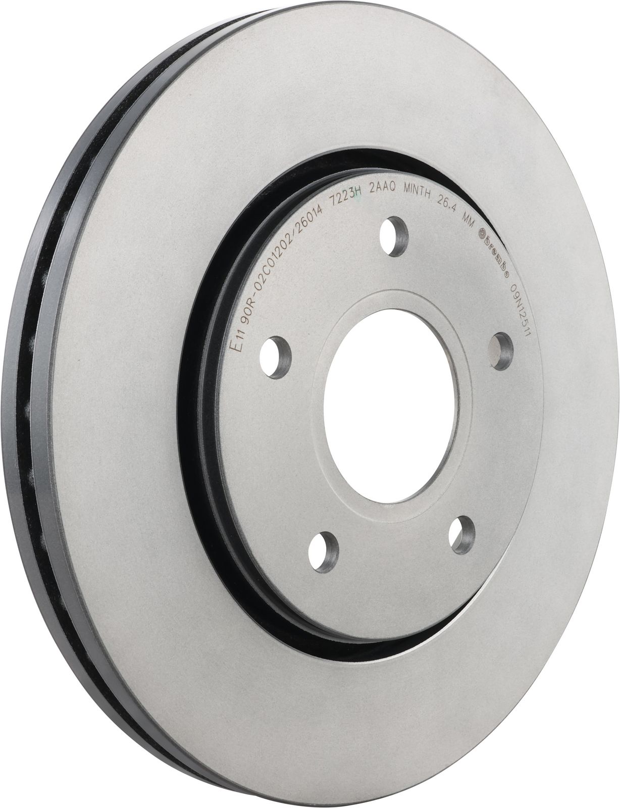 PRIME UV Coated Front Disc Brake Rotor - 09.N125.11_01