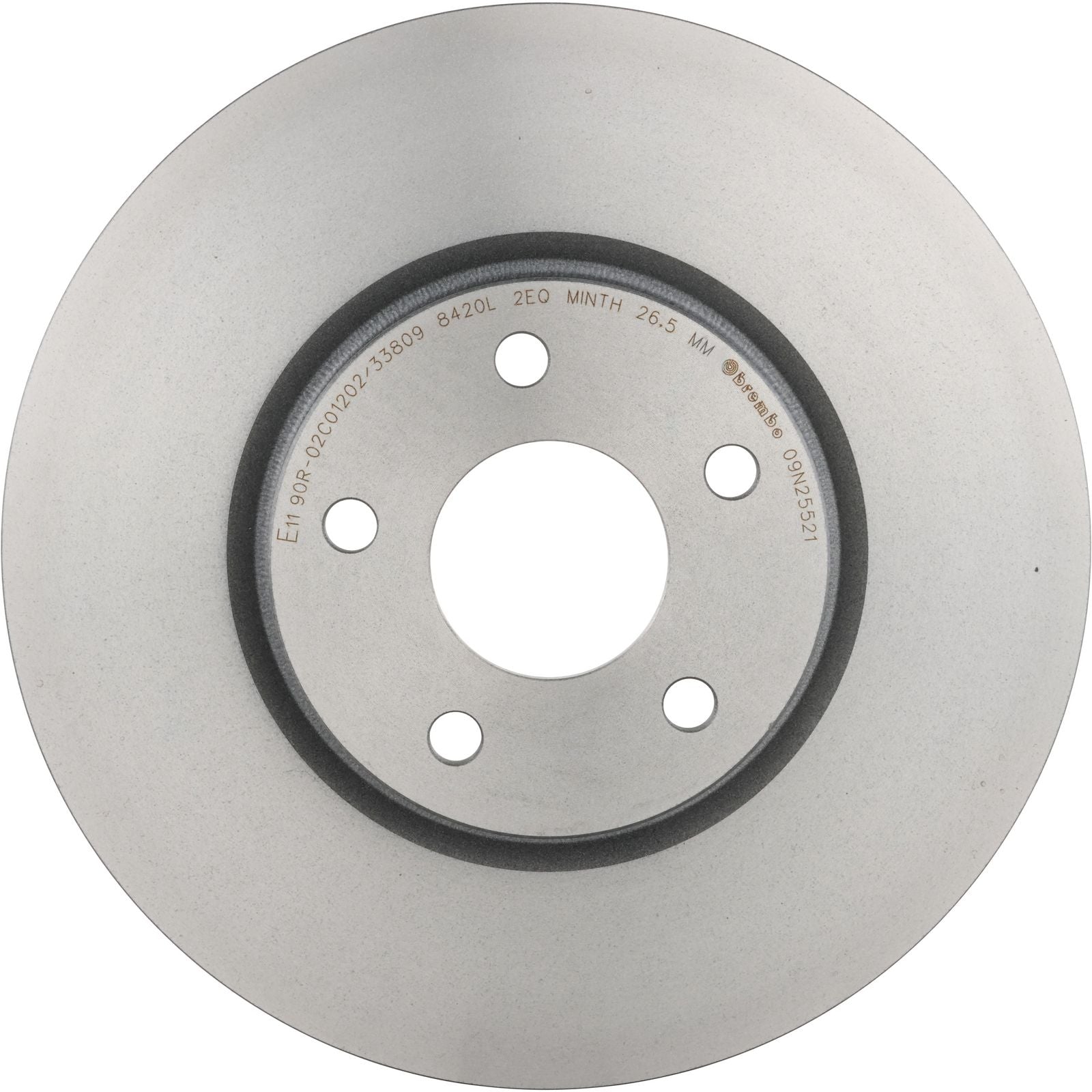 PRIME UV Coated Front Disc Brake Rotor - 09.N255.21_03