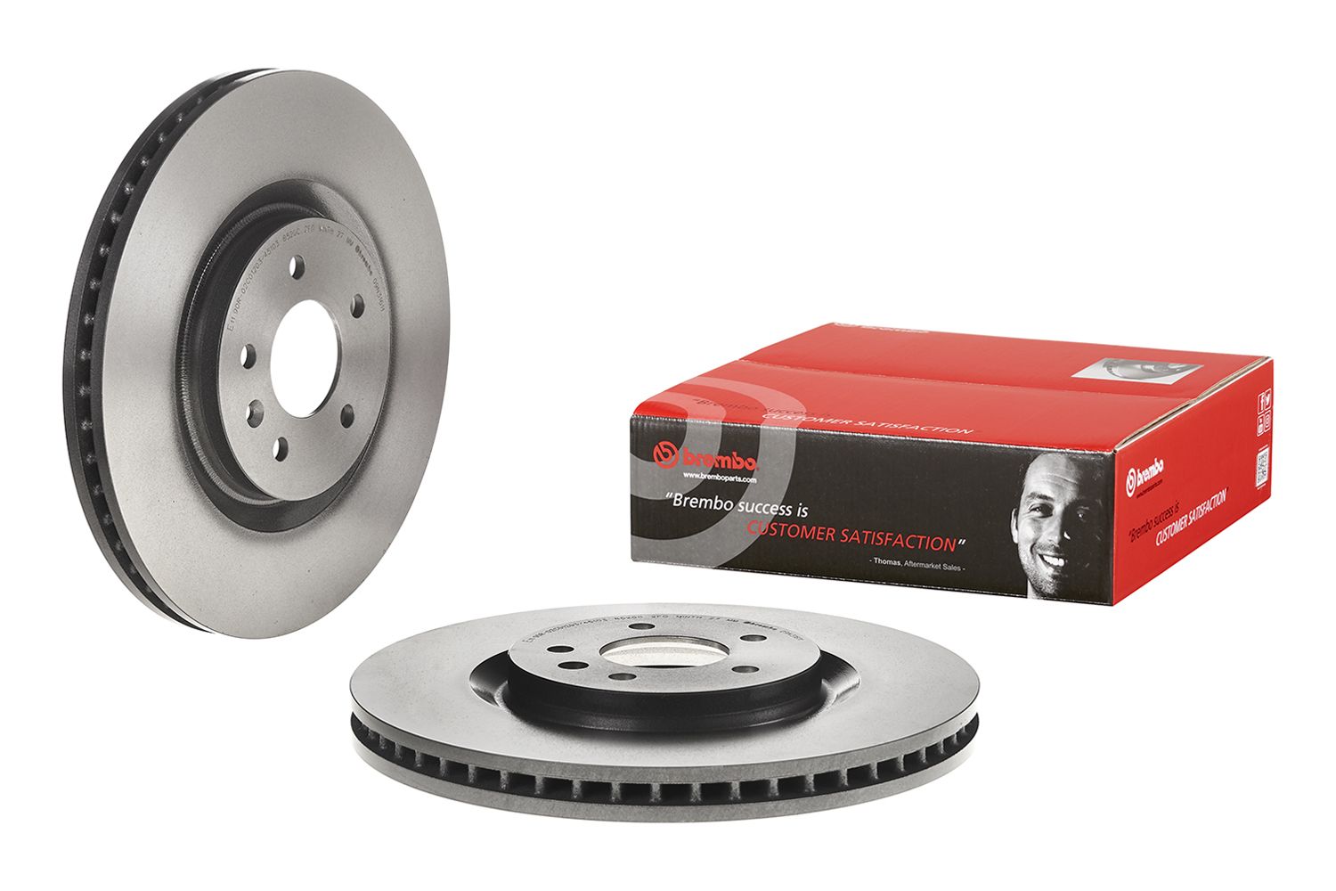 PRIME UV Coated Front Disc Brake Rotor - 09.N316.11_01