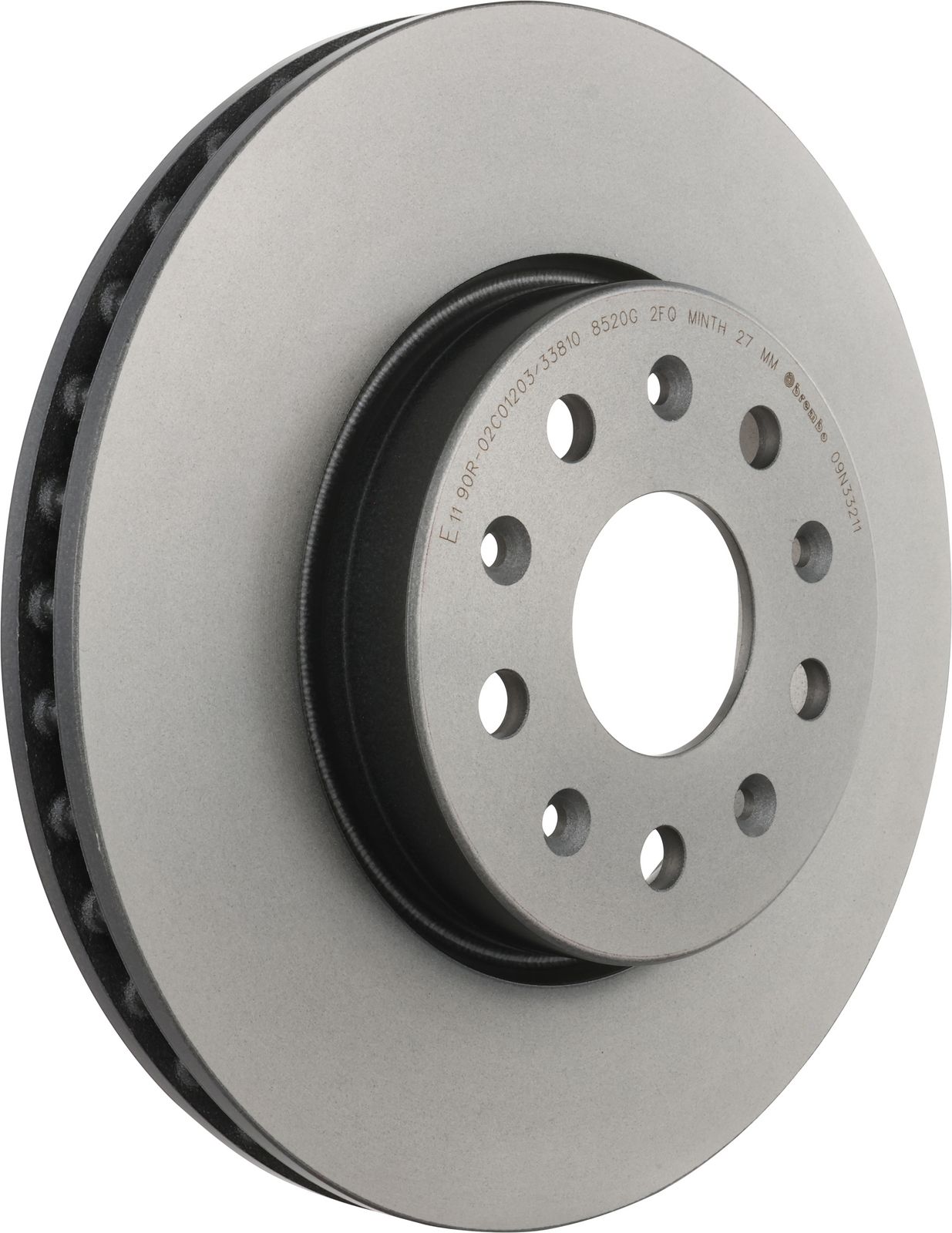 PRIME UV Coated Front Disc Brake Rotor - 09.N332.11_01