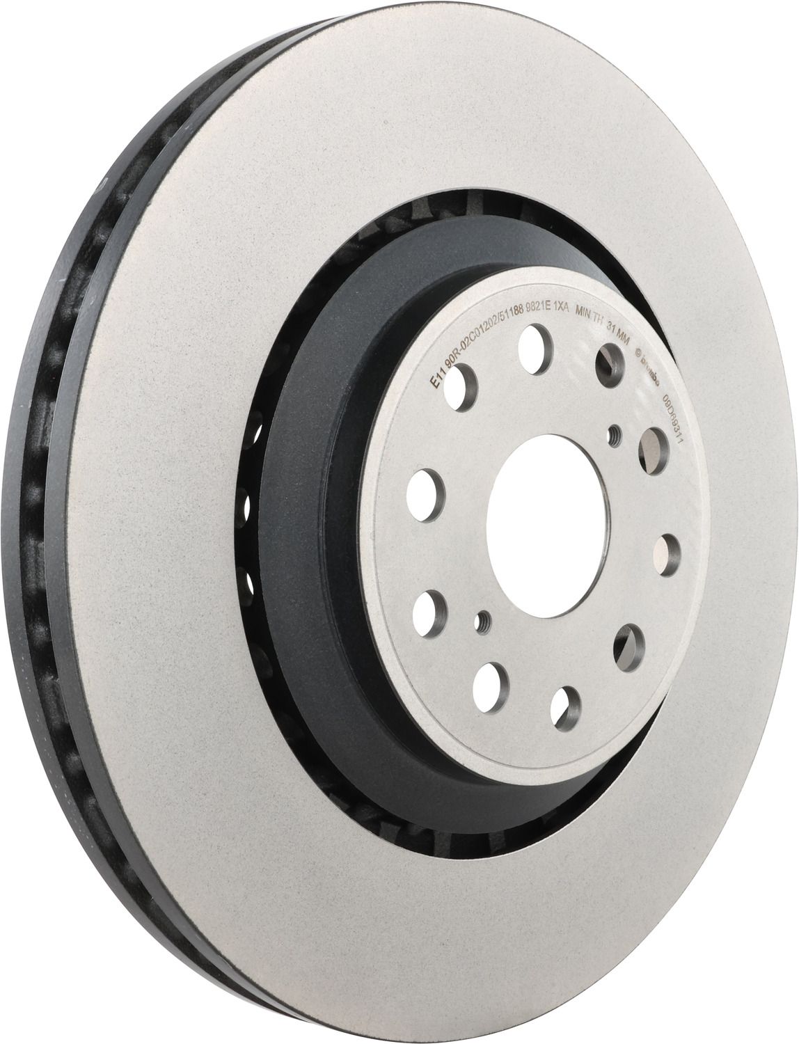 PRIME UV Coated Front Left Disc Brake Rotor - 09.D693.11_01