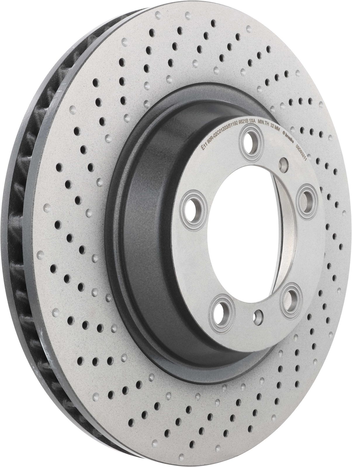 PRIME UV Coated Front Left Disc Brake Rotor - 09.D932.11_01