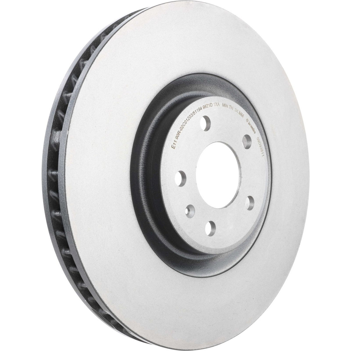 PRIME UV Coated Front Left Disc Brake Rotor - 09.D938.11_01