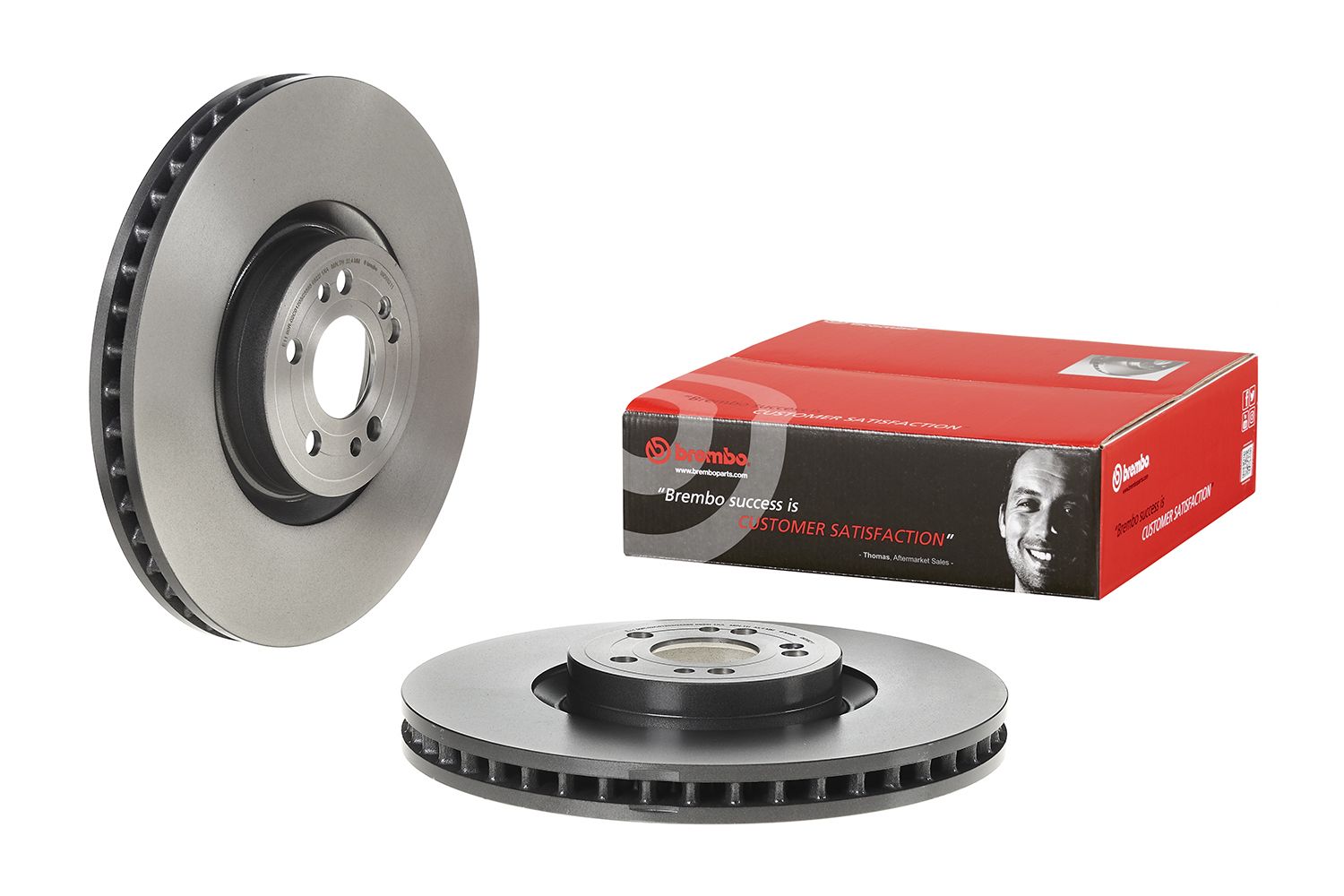 PRIME UV Coated Front Left Disc Brake Rotor - 09.D982.11_01