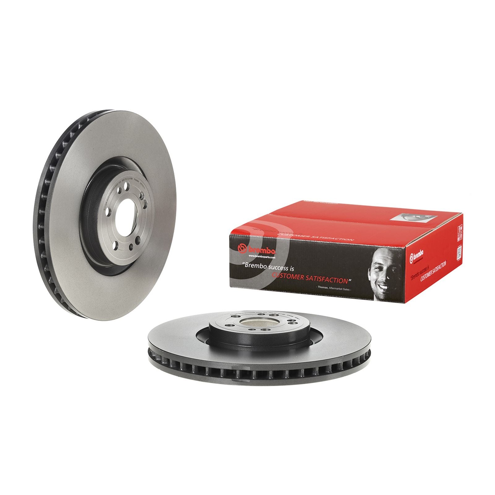 PRIME UV Coated Front Left Disc Brake Rotor - 09.D982.11_01