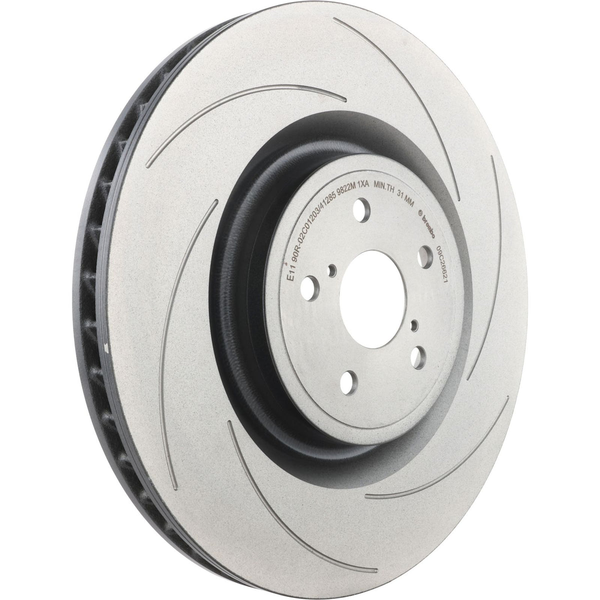 PRIME UV Coated Front Right Disc Brake Rotor - 09.C266.21_02