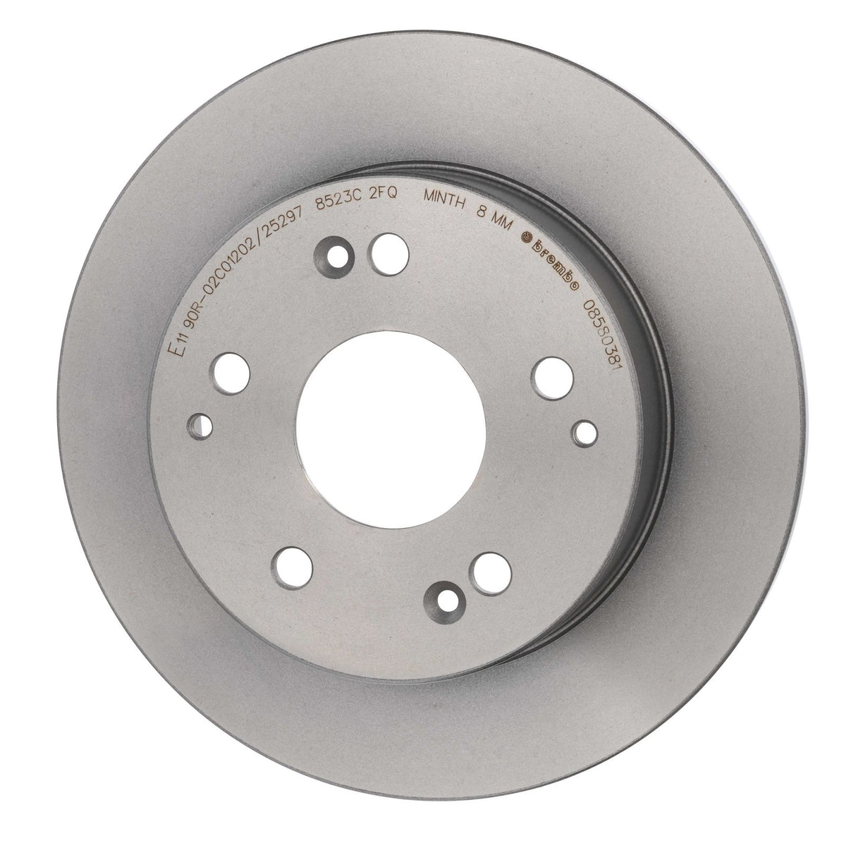 PRIME UV Coated Rear Disc Brake Rotor - 08.5803.81_08