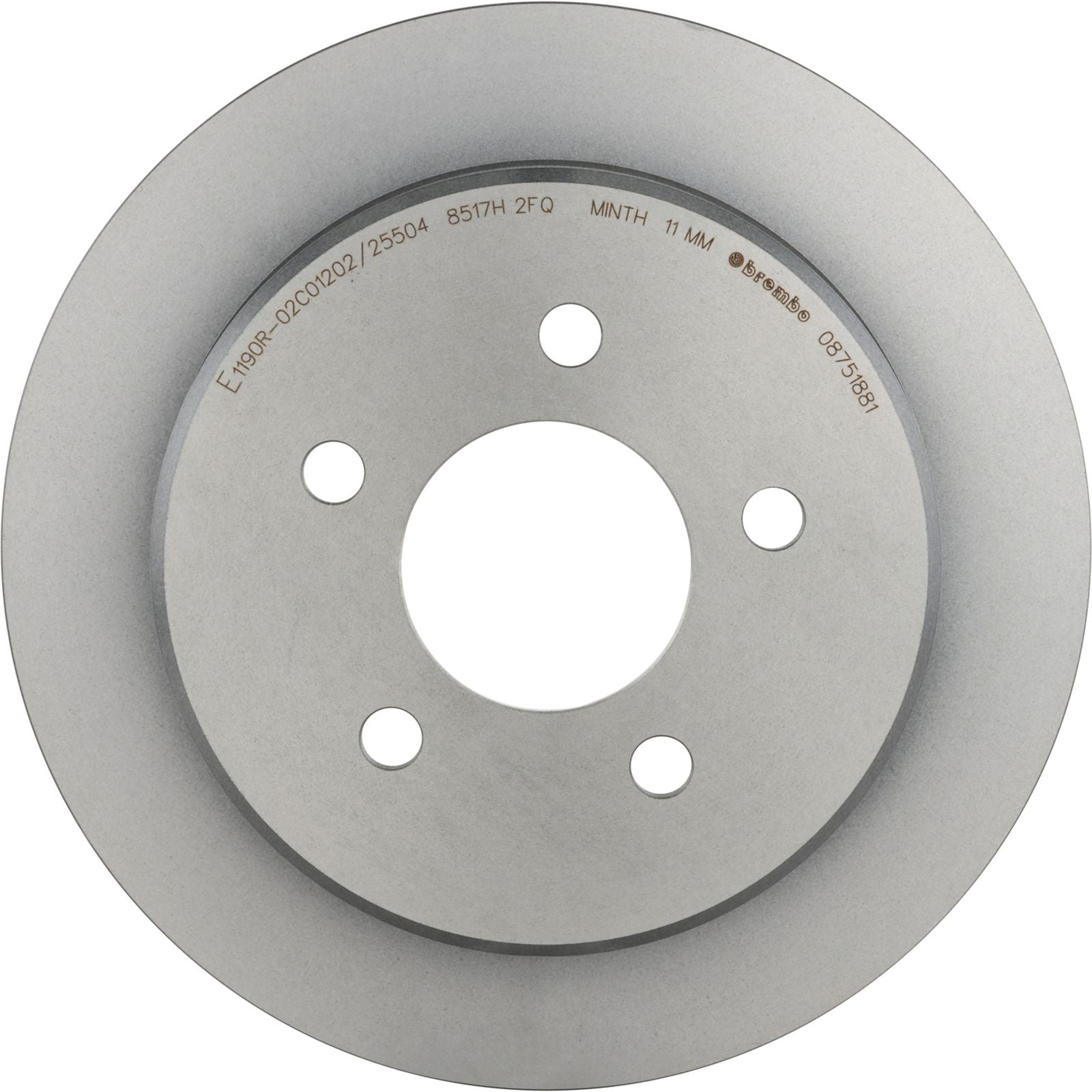 PRIME UV Coated Rear Disc Brake Rotor - 08.7518.81_05