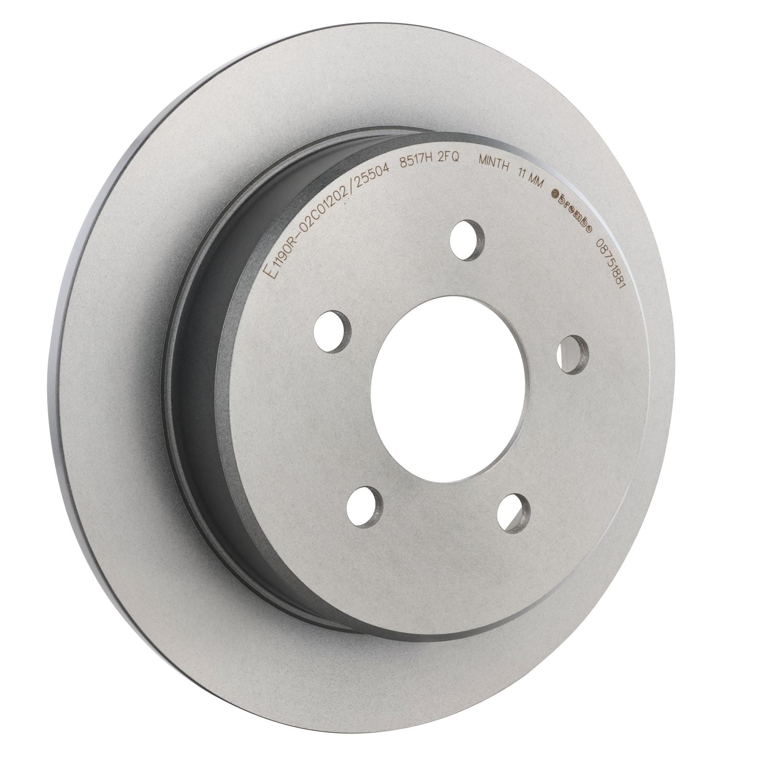 PRIME UV Coated Rear Disc Brake Rotor - 08.7518.81_29