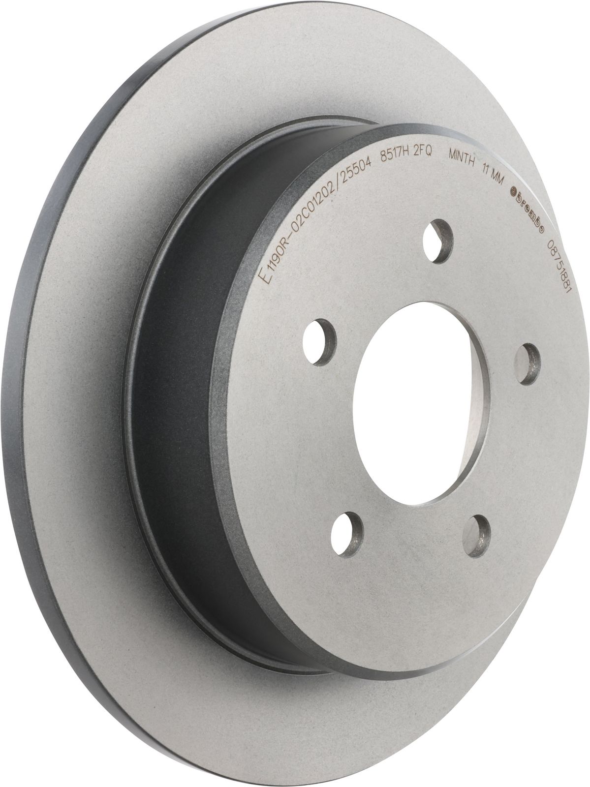 PRIME UV Coated Rear Disc Brake Rotor - 08.7518.81_01