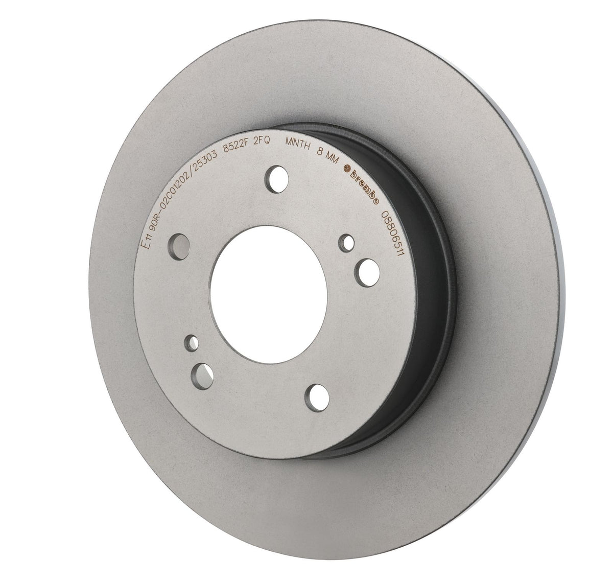 PRIME UV Coated Rear Disc Brake Rotor - 08.8065.11_08