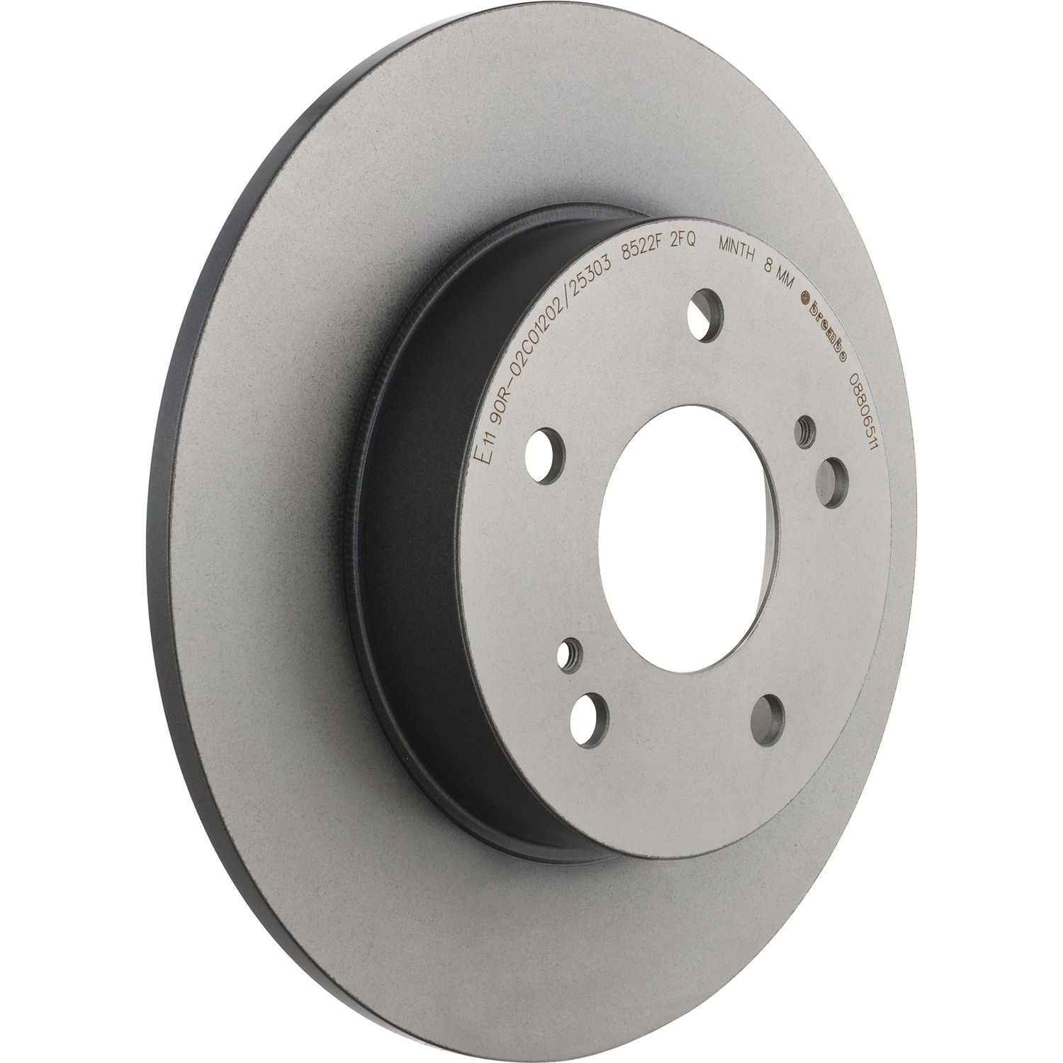 PRIME UV Coated Rear Disc Brake Rotor - 08.8065.11_02