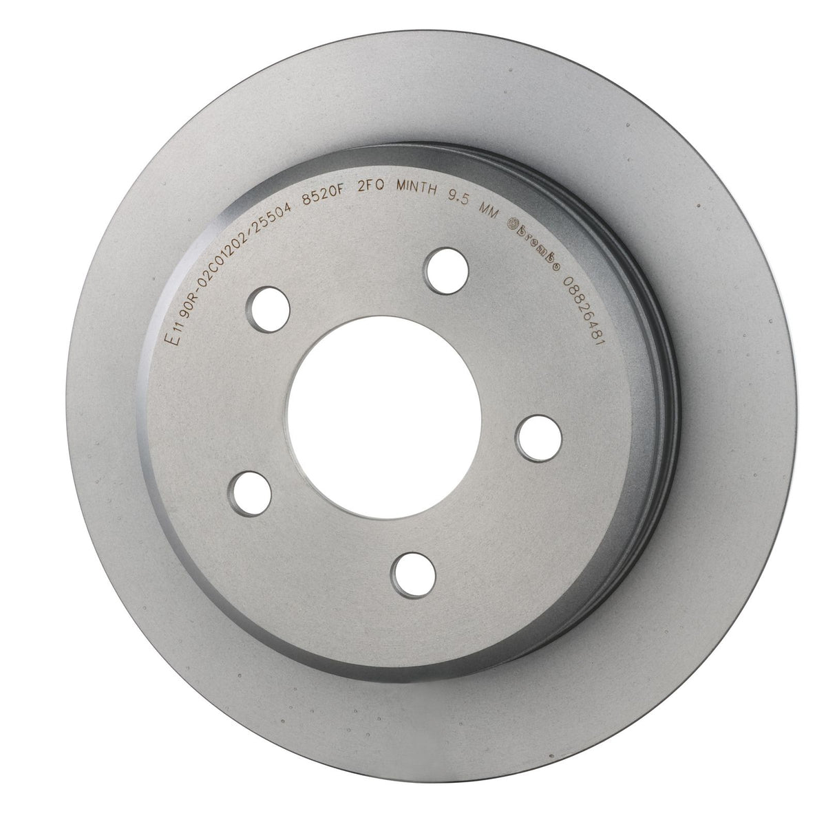 PRIME UV Coated Rear Disc Brake Rotor - 08.8264.81_08