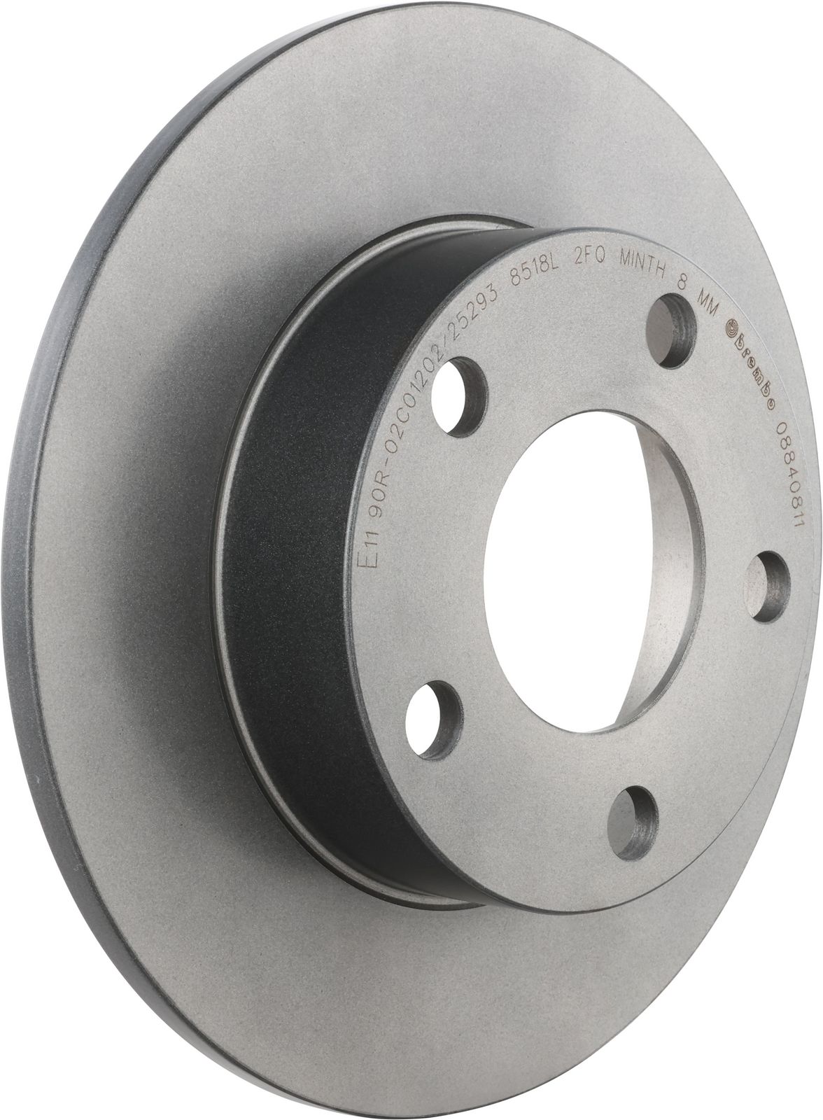 PRIME UV Coated Rear Disc Brake Rotor - 08.8408.11_01